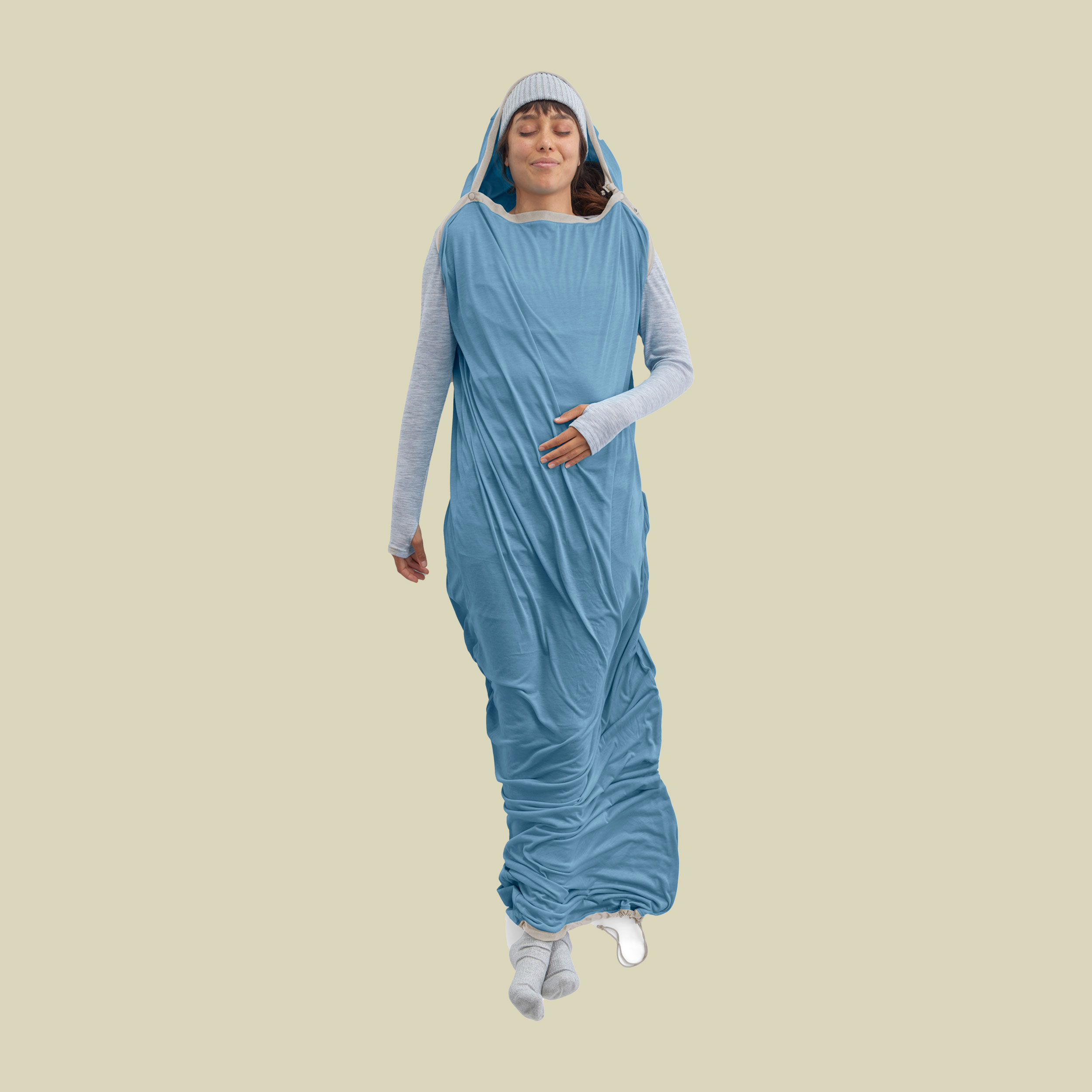 Breeze Lightweight Liner Short: 170 cm blau - Farbe cendre blue
