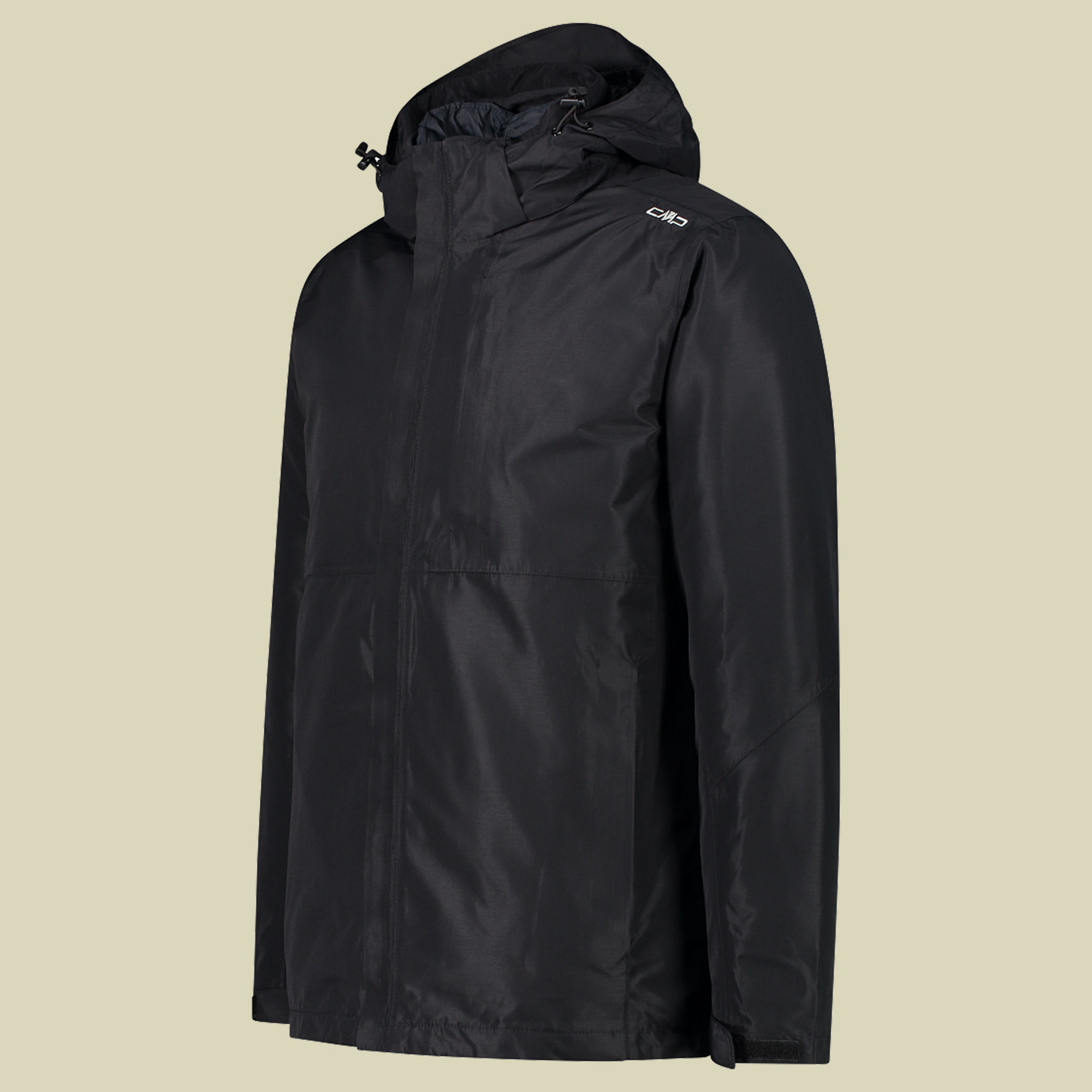 Man Jacket Zip Hood Detachable Inn.Jacket 33Z1577D 58 schwarz - Farbe black
