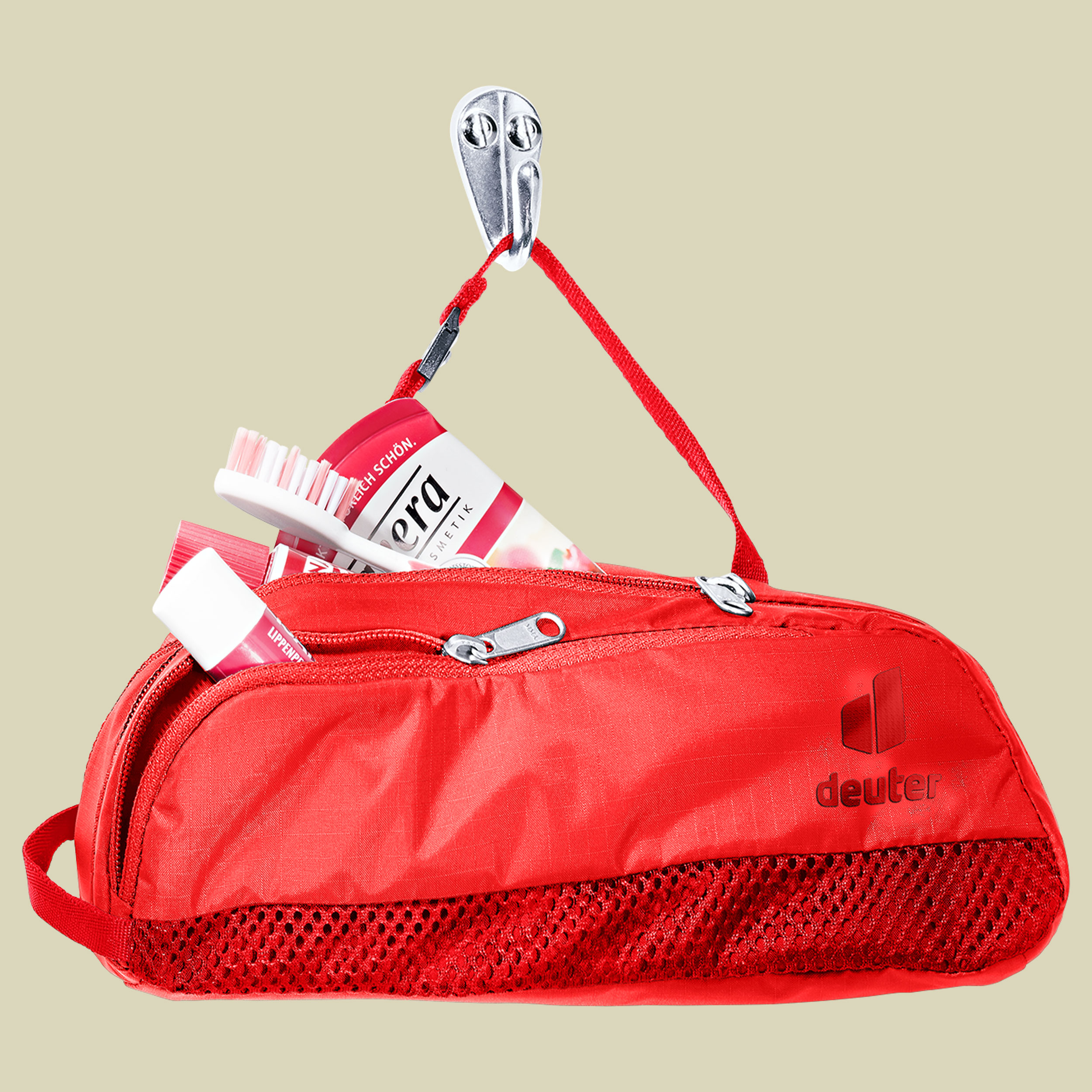 Wash Bag Tour II rot 1,0 - poppy-crimson