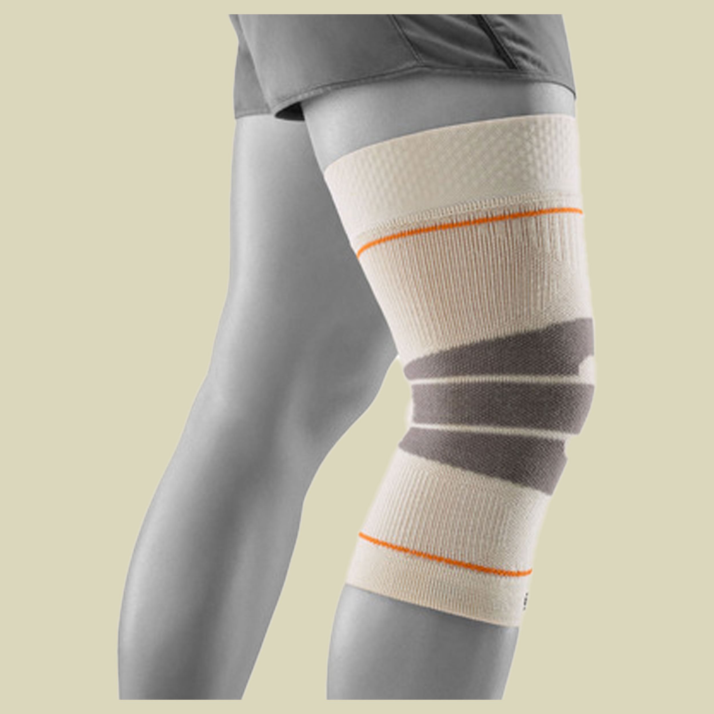 Outdoor Compression Knee Support XL beige - sandstone