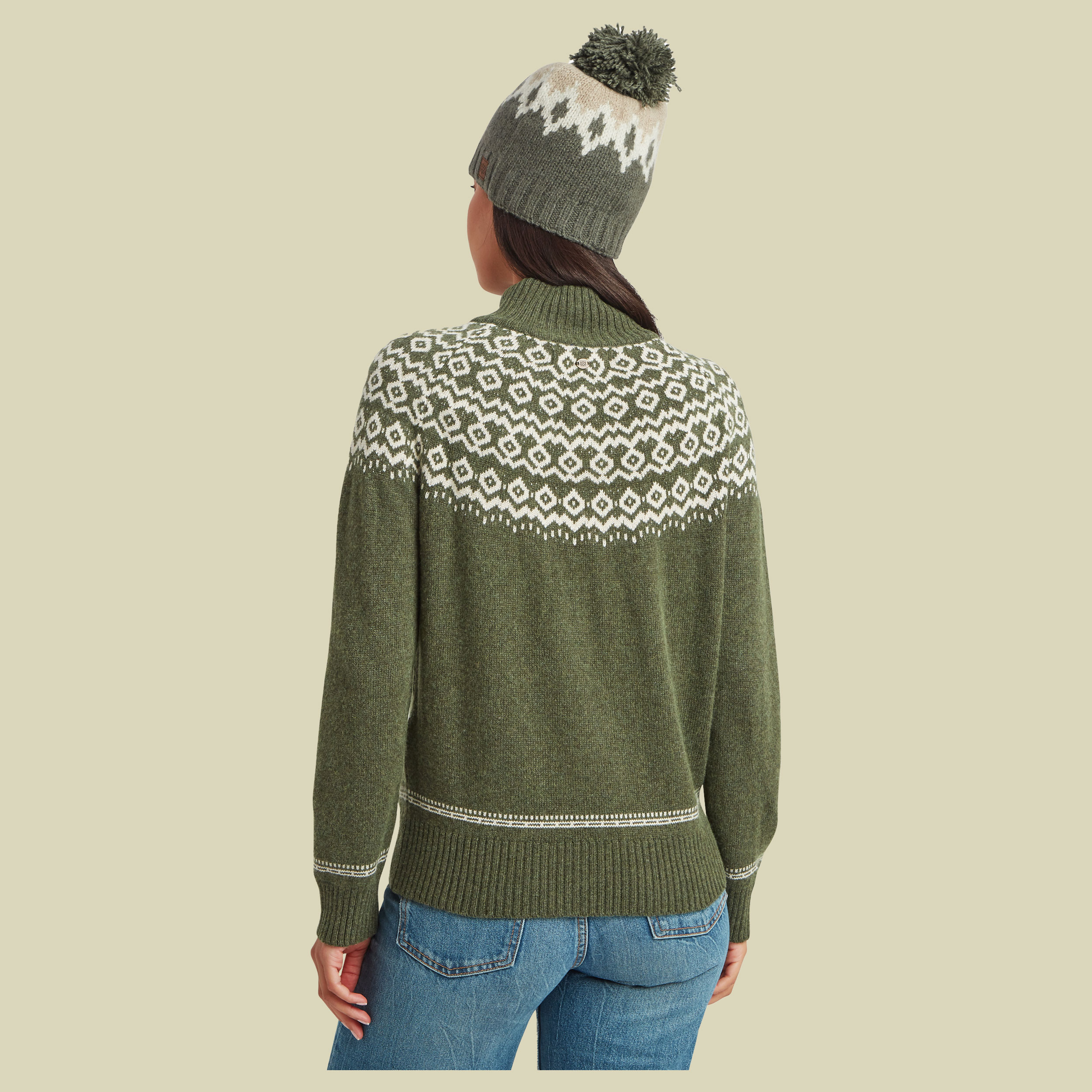 Shanta Sweater Women M grün - evergreen