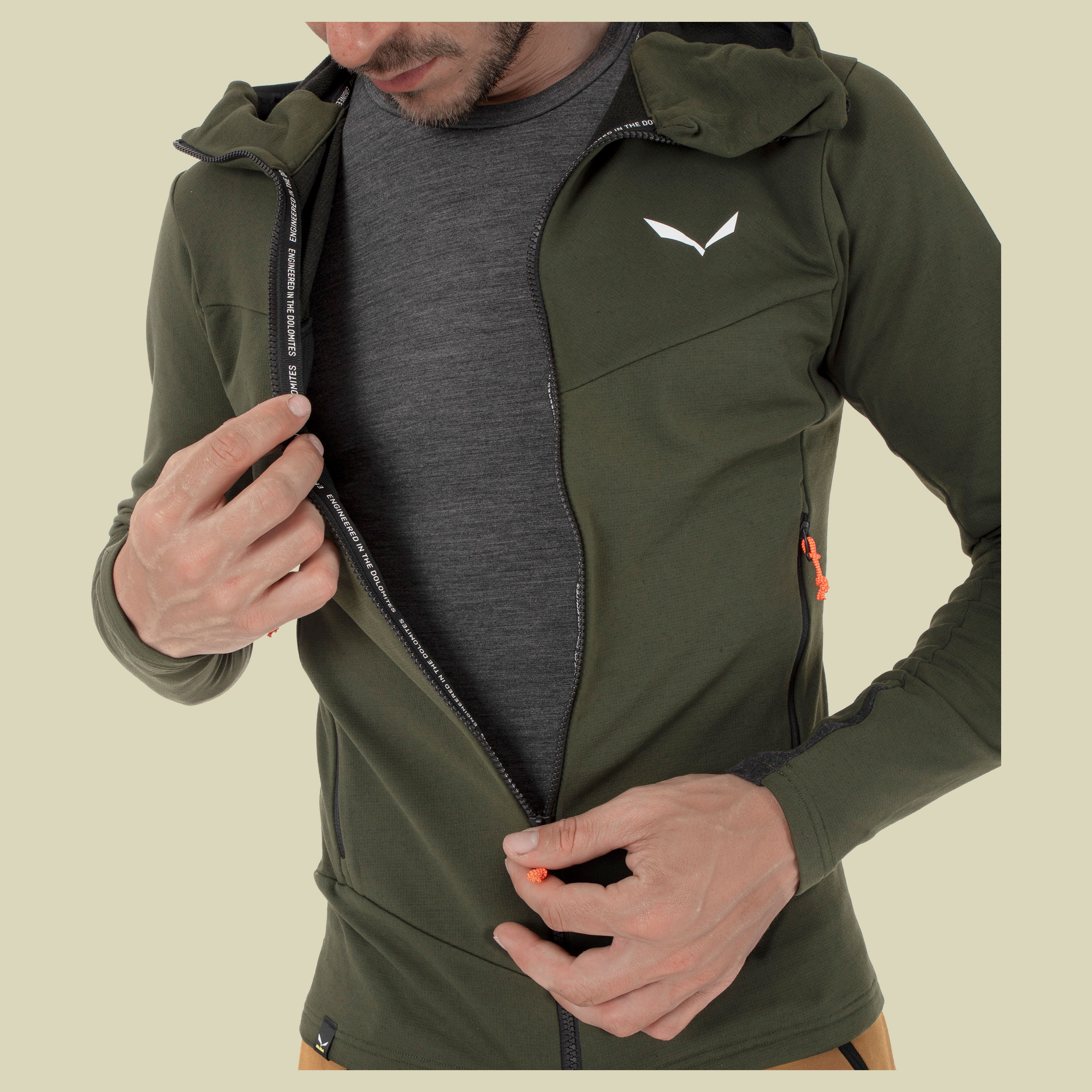 Sella Merino HD Jacket Men XL grün - dark olive