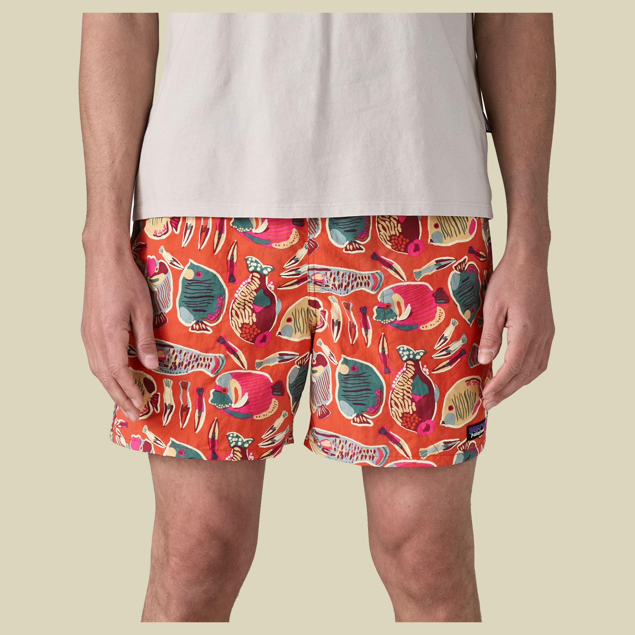 Baggies Shorts - 5 in. Men mehrfarbig 2 S - Farbe wrasse:polinator orange