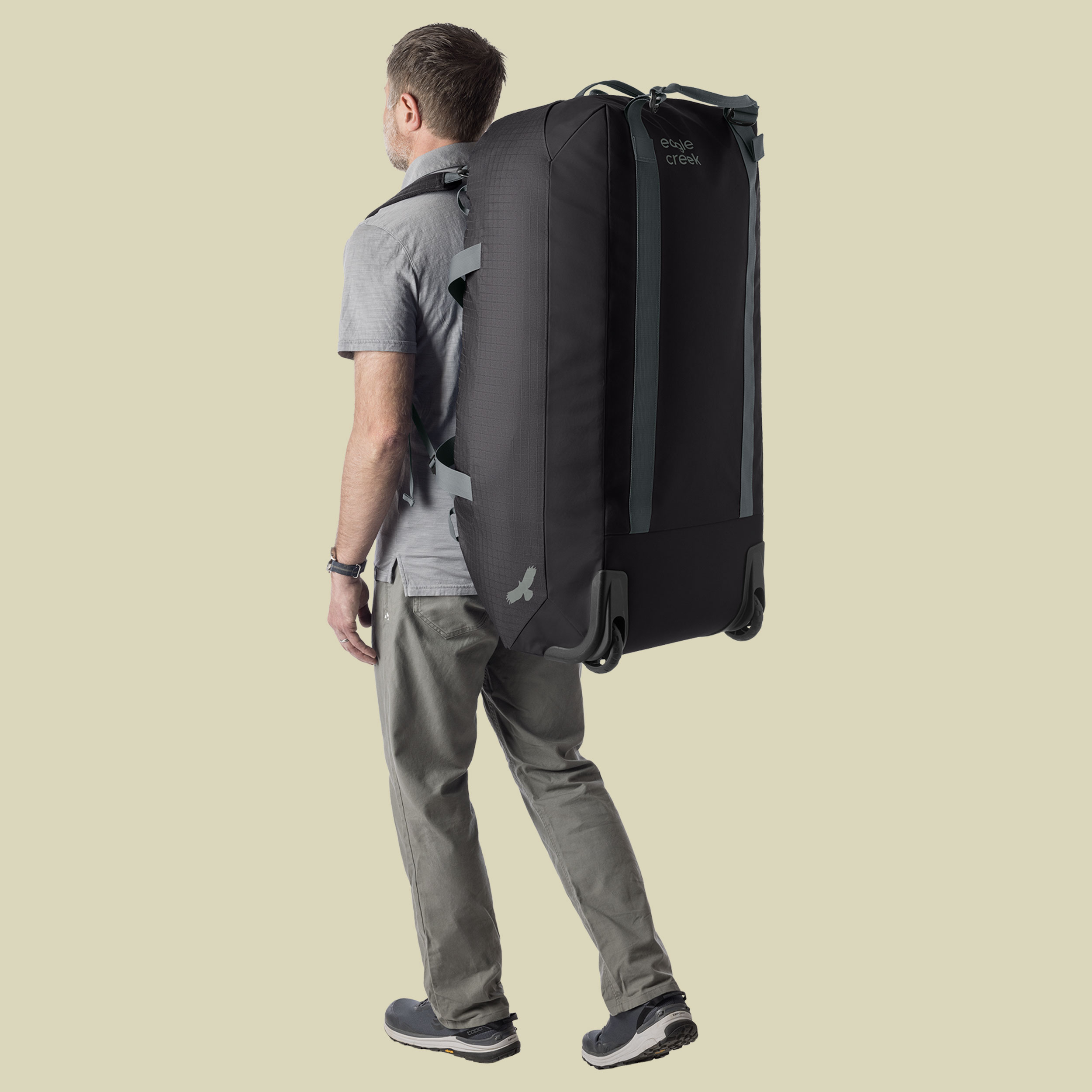 No Matter What Rolling Duffel schwarz 120L
