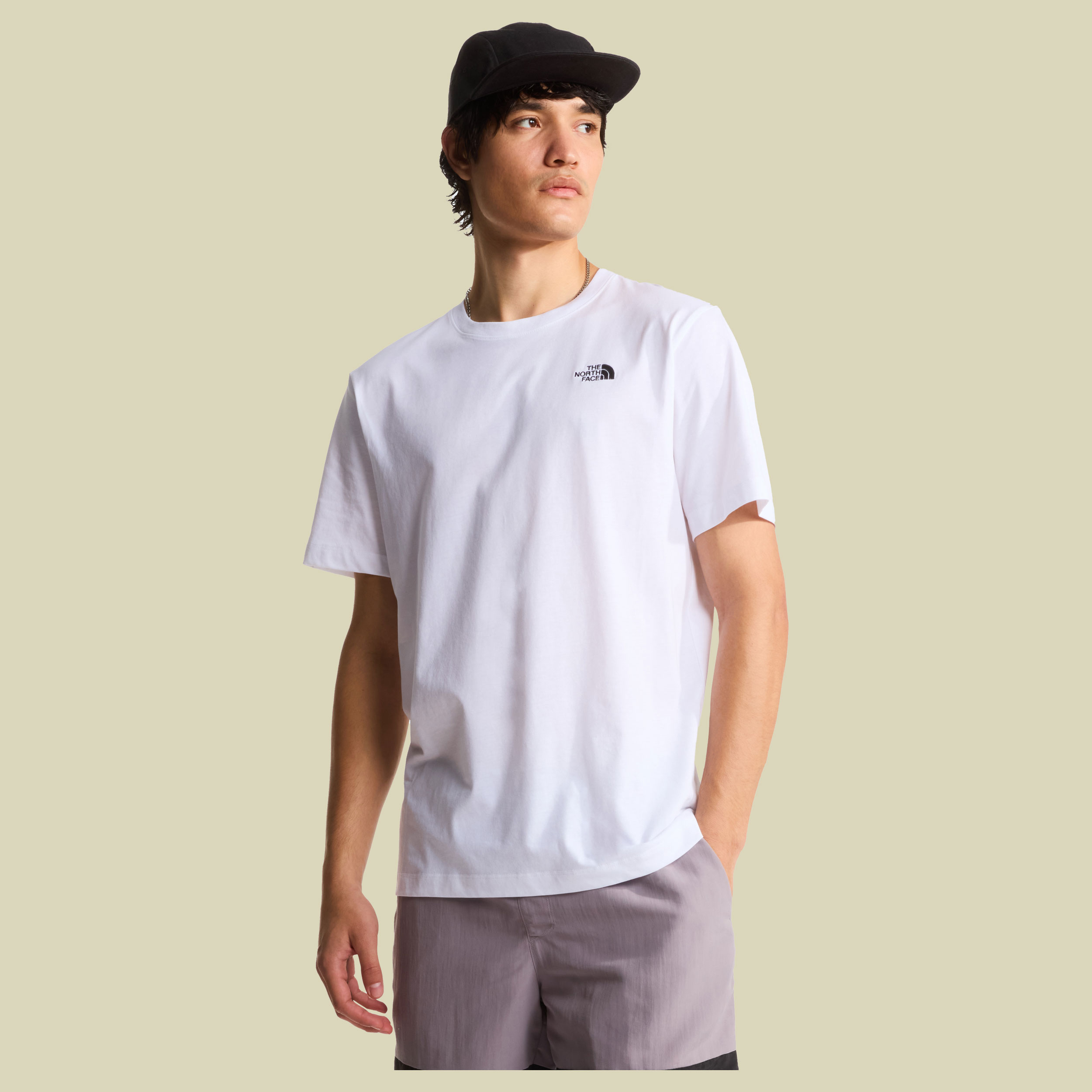 Evolution Simple Dome Regular Short SL Man XXL weiß - Farbe TNF white