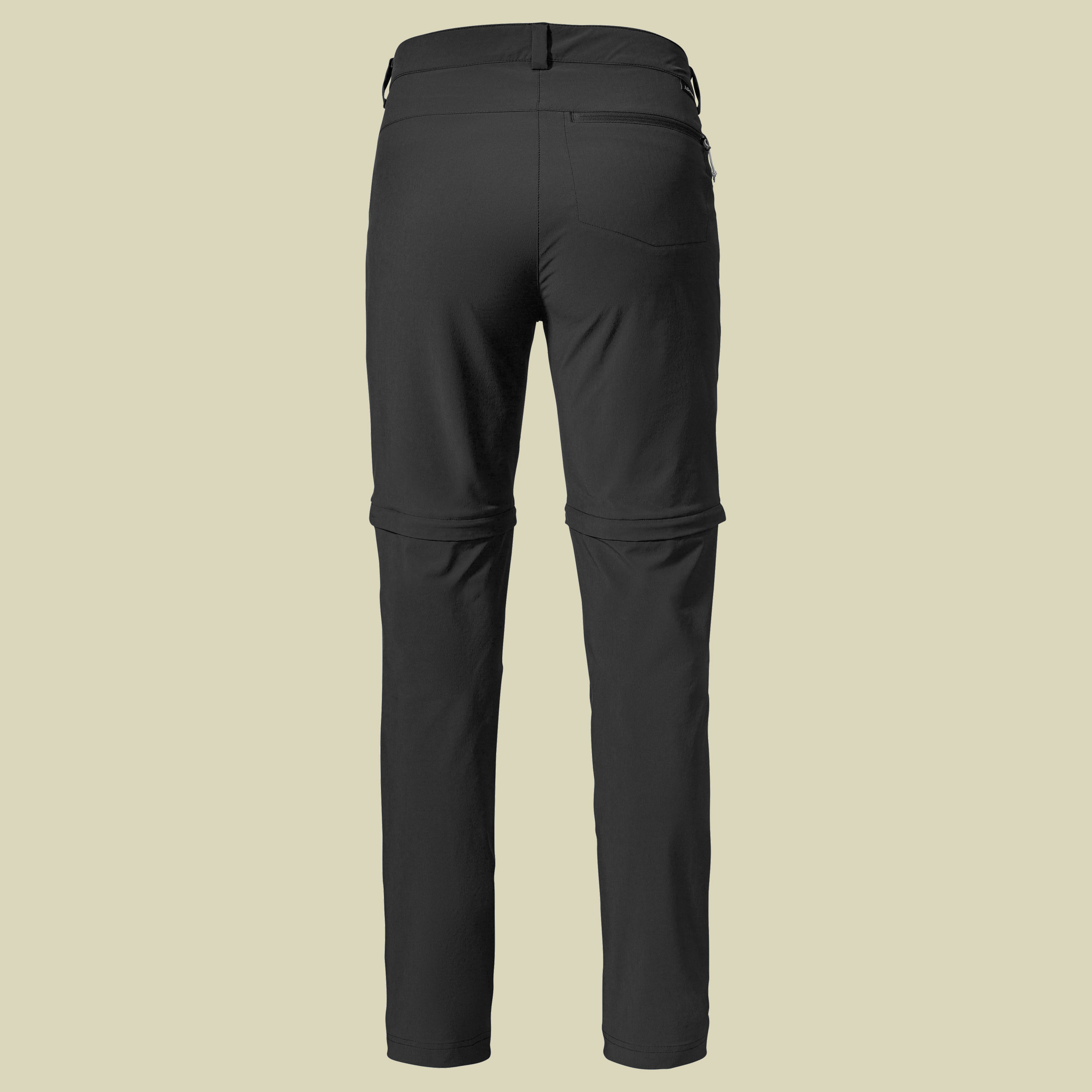 Pants Ascona Zip Off Women schwarz 22 - black