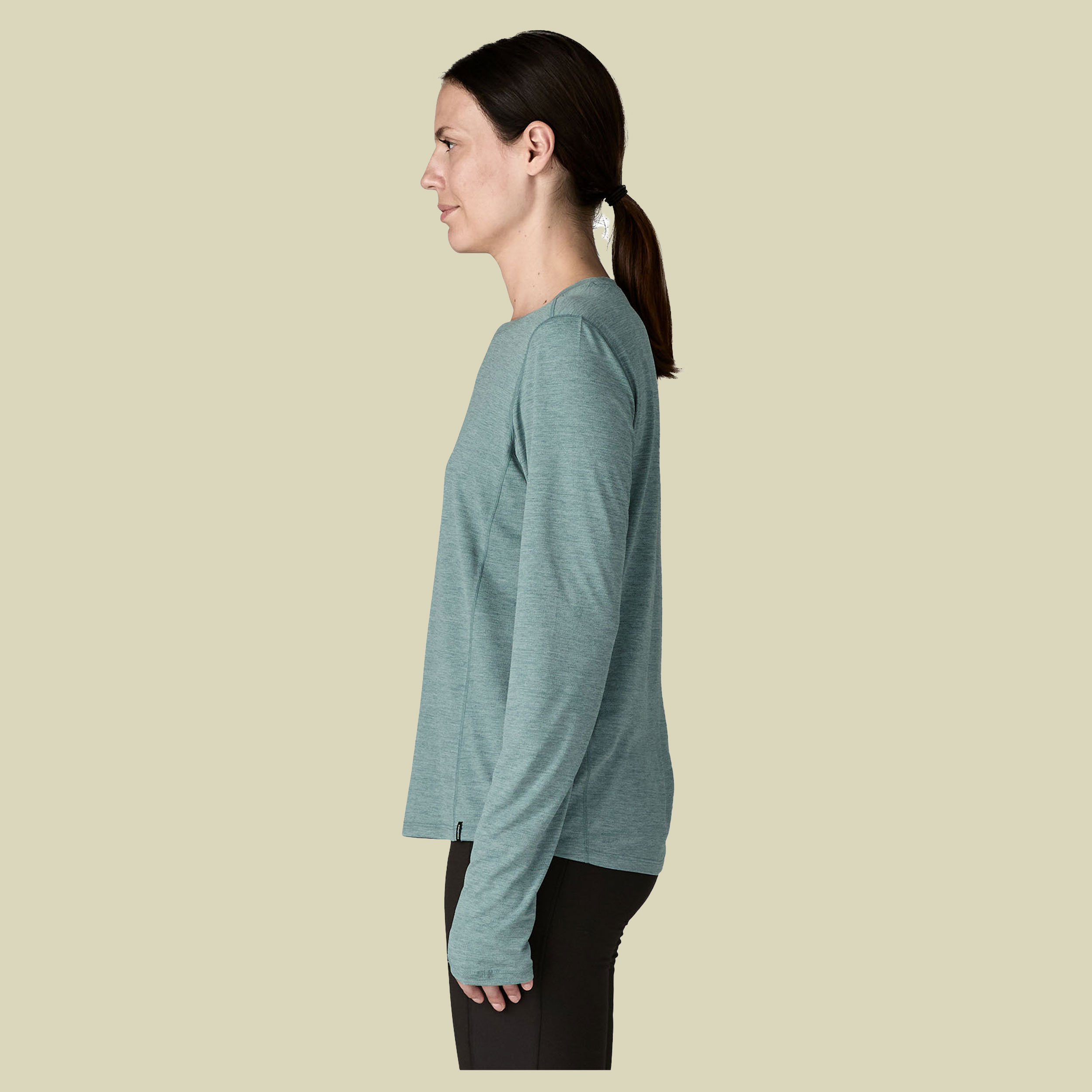 L/S Cap Cool Sun Shirt Women XL blau - thermal blue-thin ice x-dye