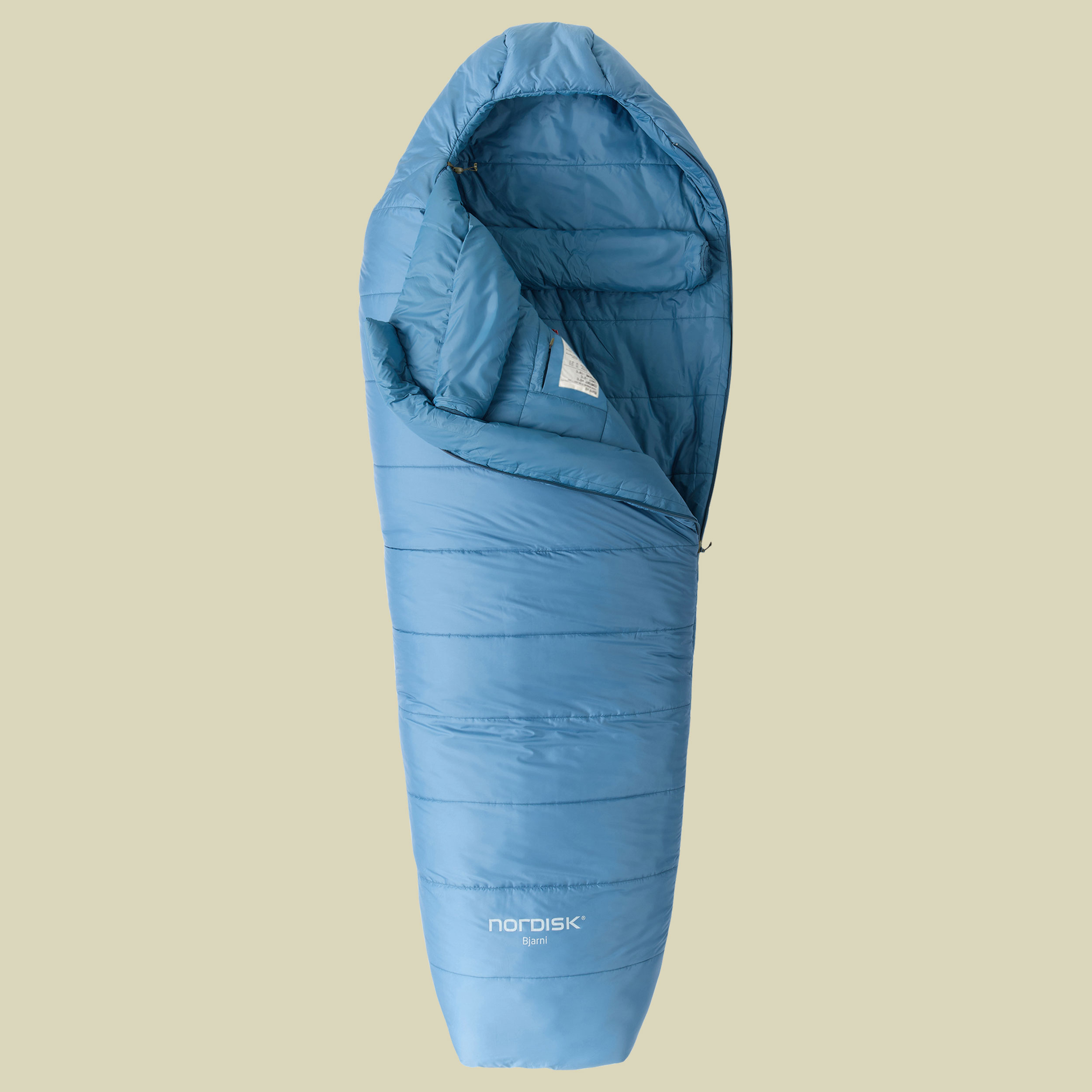 Bjarni 0 Grad Mummy Sleeping Bag 205 cm links - aegan blue XL