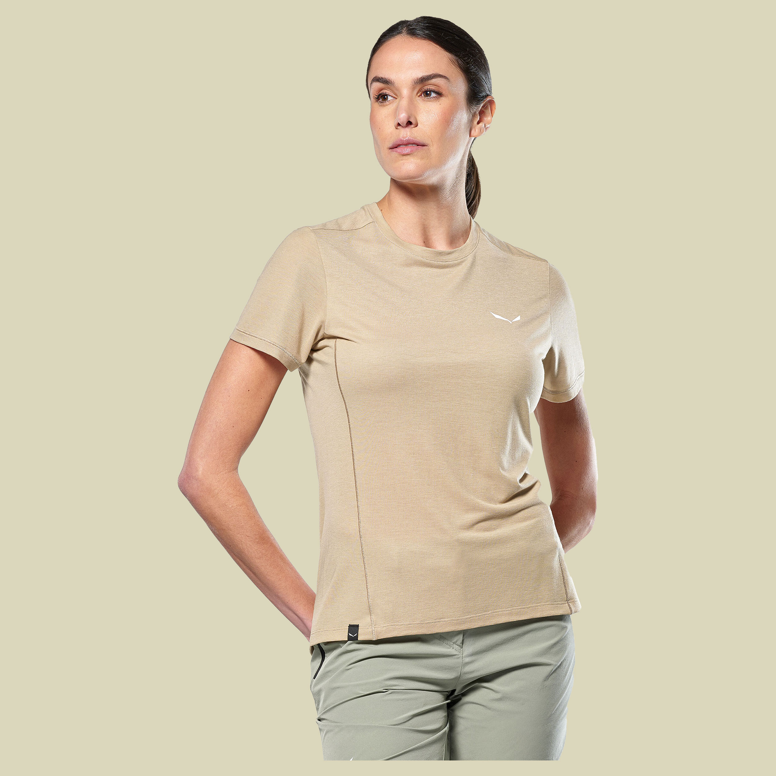 Puez Dry T-Shirt Women 40 beige - quicksand