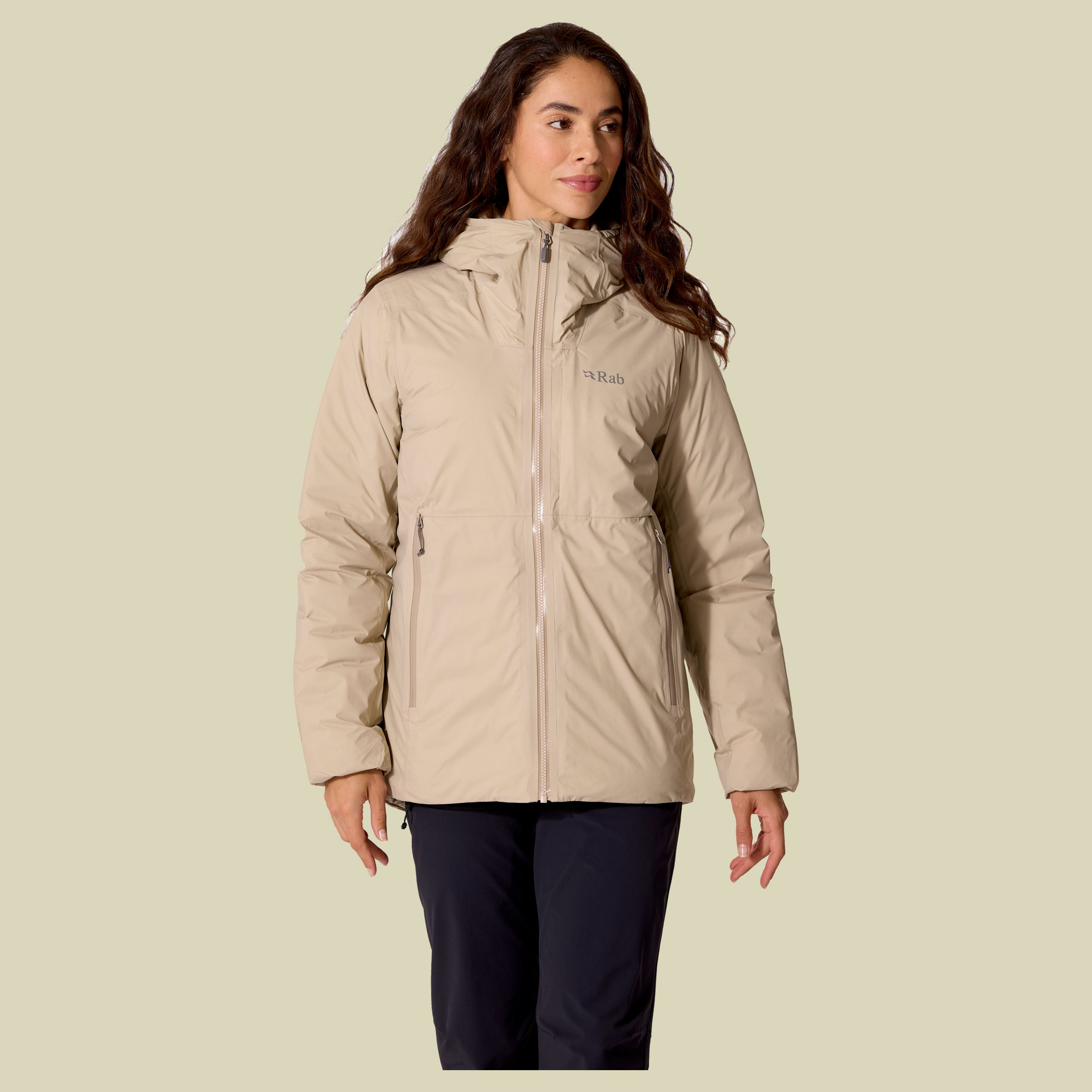 Microlight Shield Jacket Women XL (16) beige - dark pebble