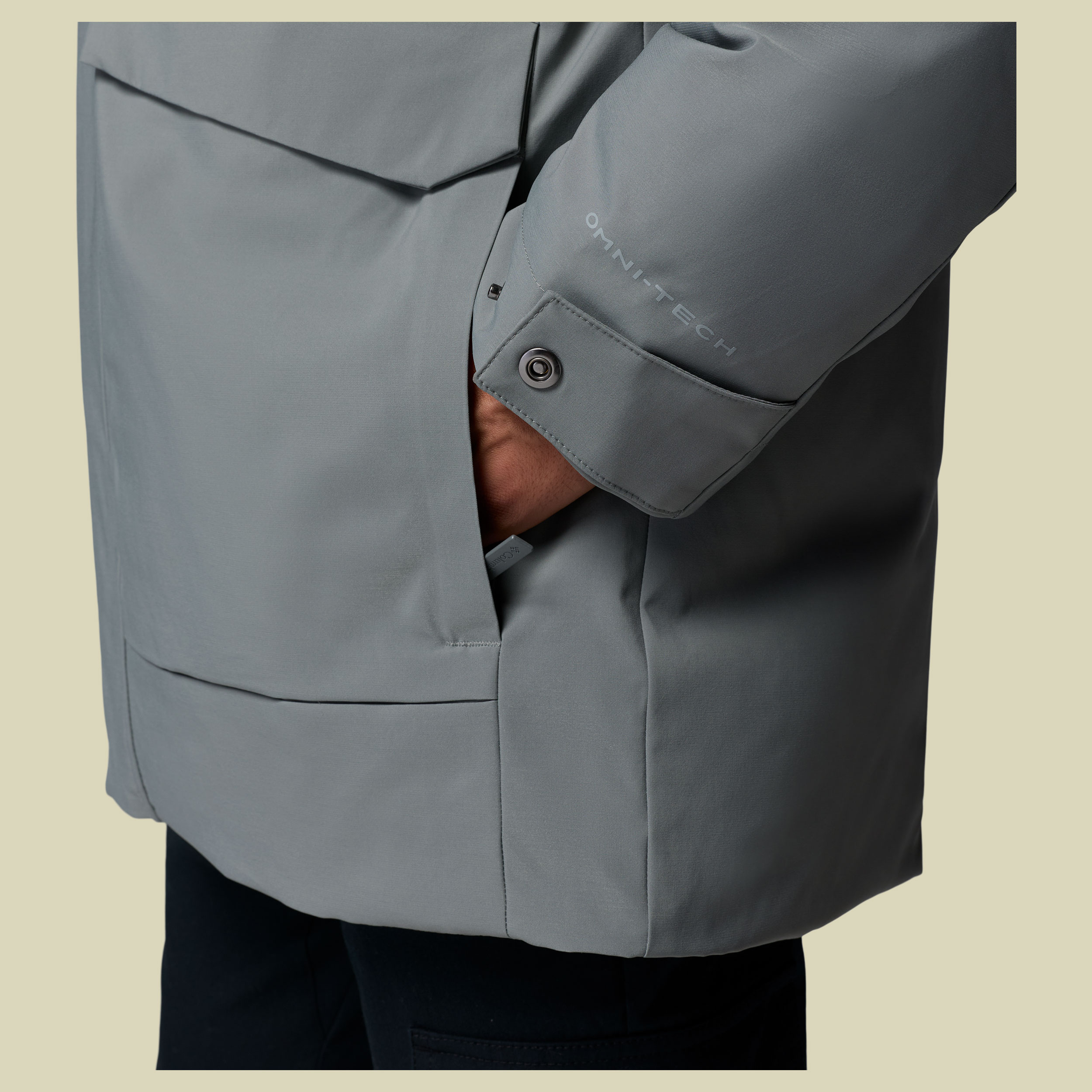 Street Heights Parka Men XL grau - sedona sage