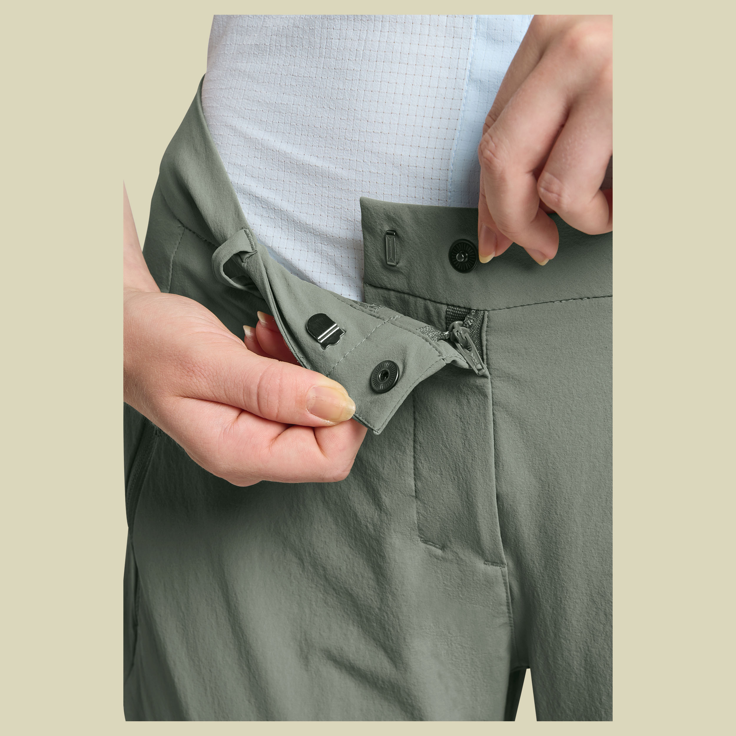 Hikeout Pants Women 44 grün - slate green