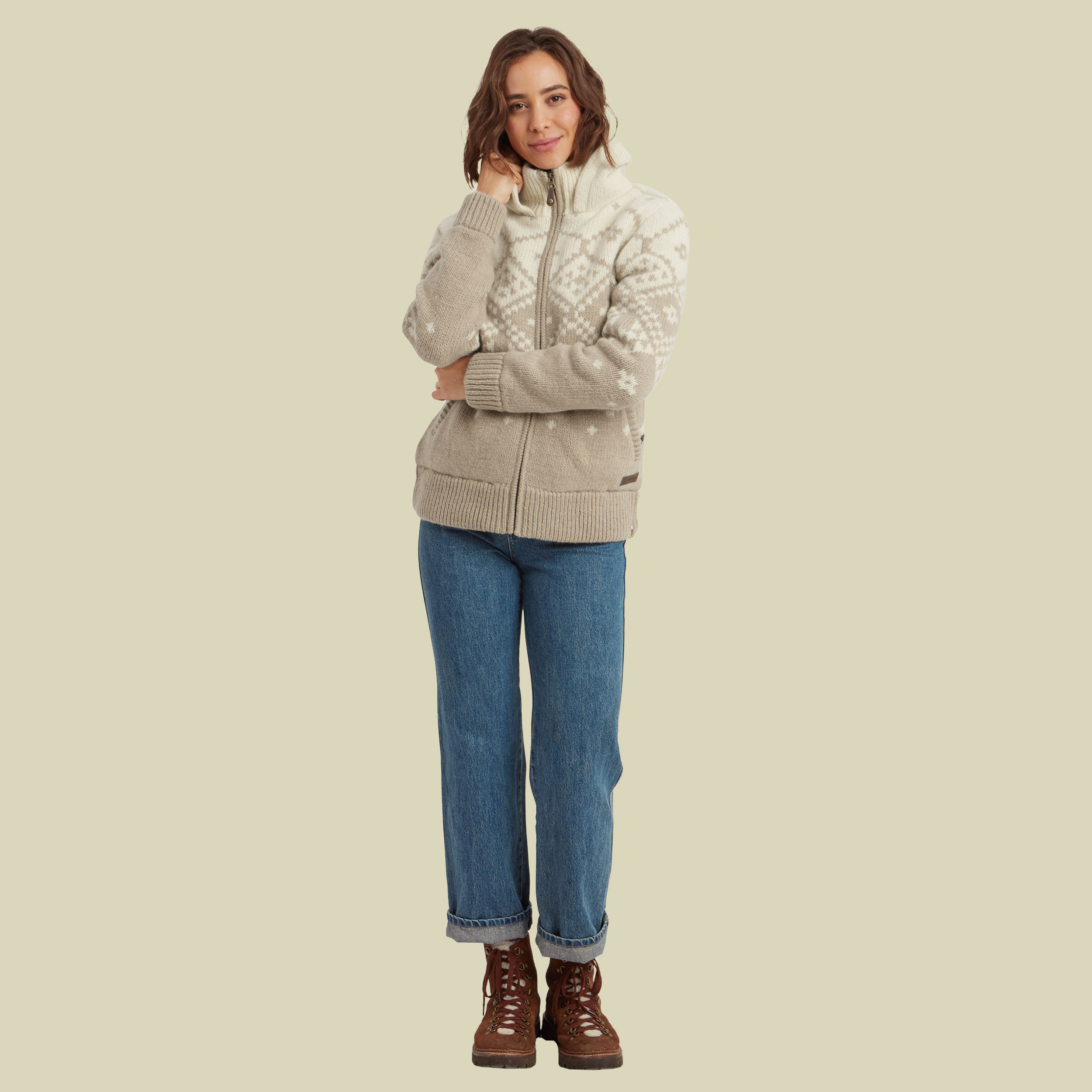 Kirtipur Sweater Women S beige - Farbe cream