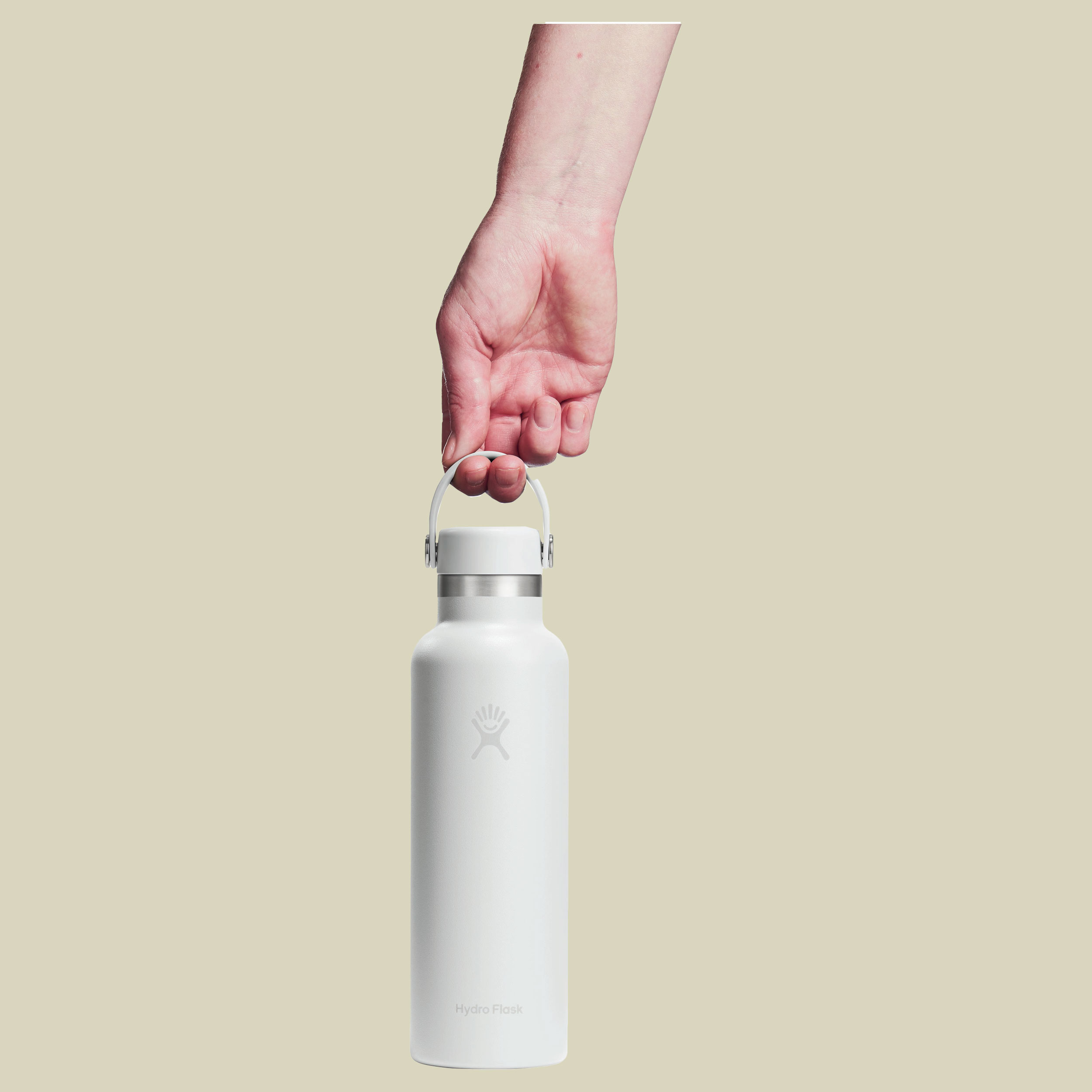 Hydro Flask 21 oz Standard Mouth Flex Cap weiß 621 - white