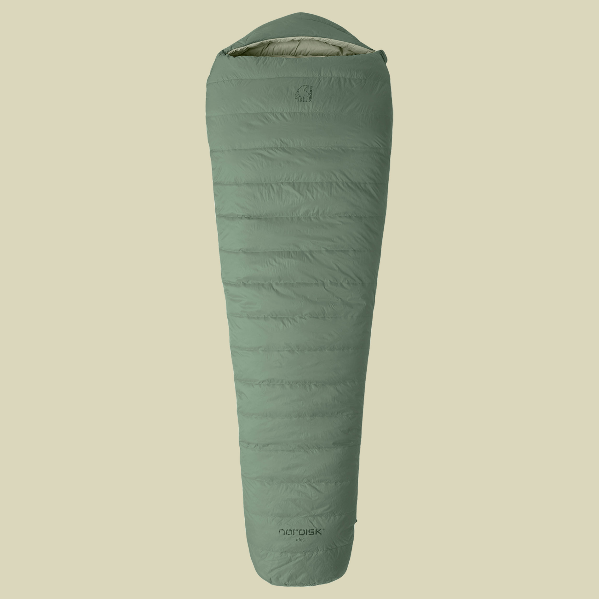 Ides ±0°  Mummy Sleeping Bag 205 cm (XL) links - Farbe hedge green / reseda