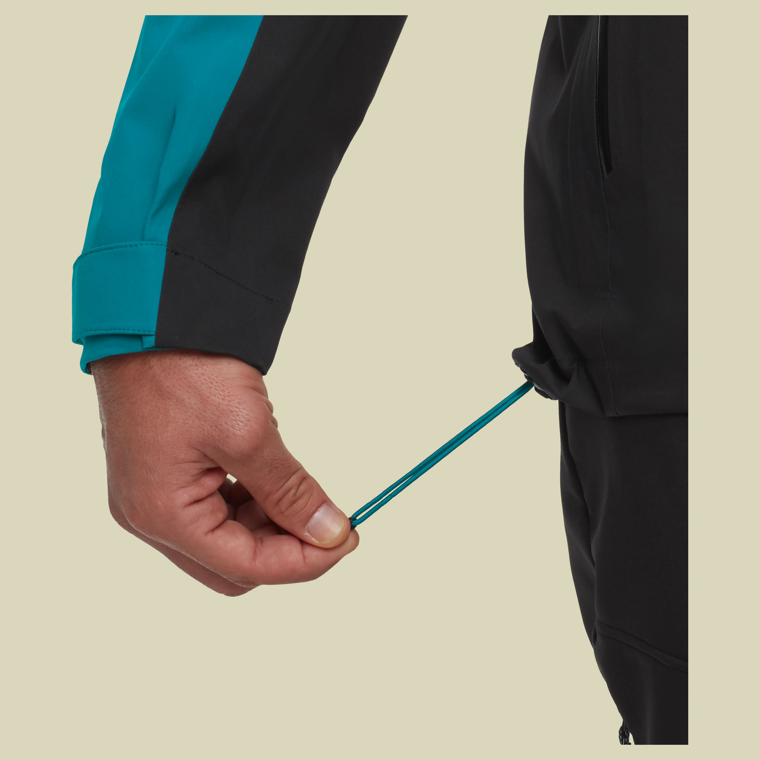Linard Guide HS Hooded Jacket Men XXXL türkis - black-deep teal