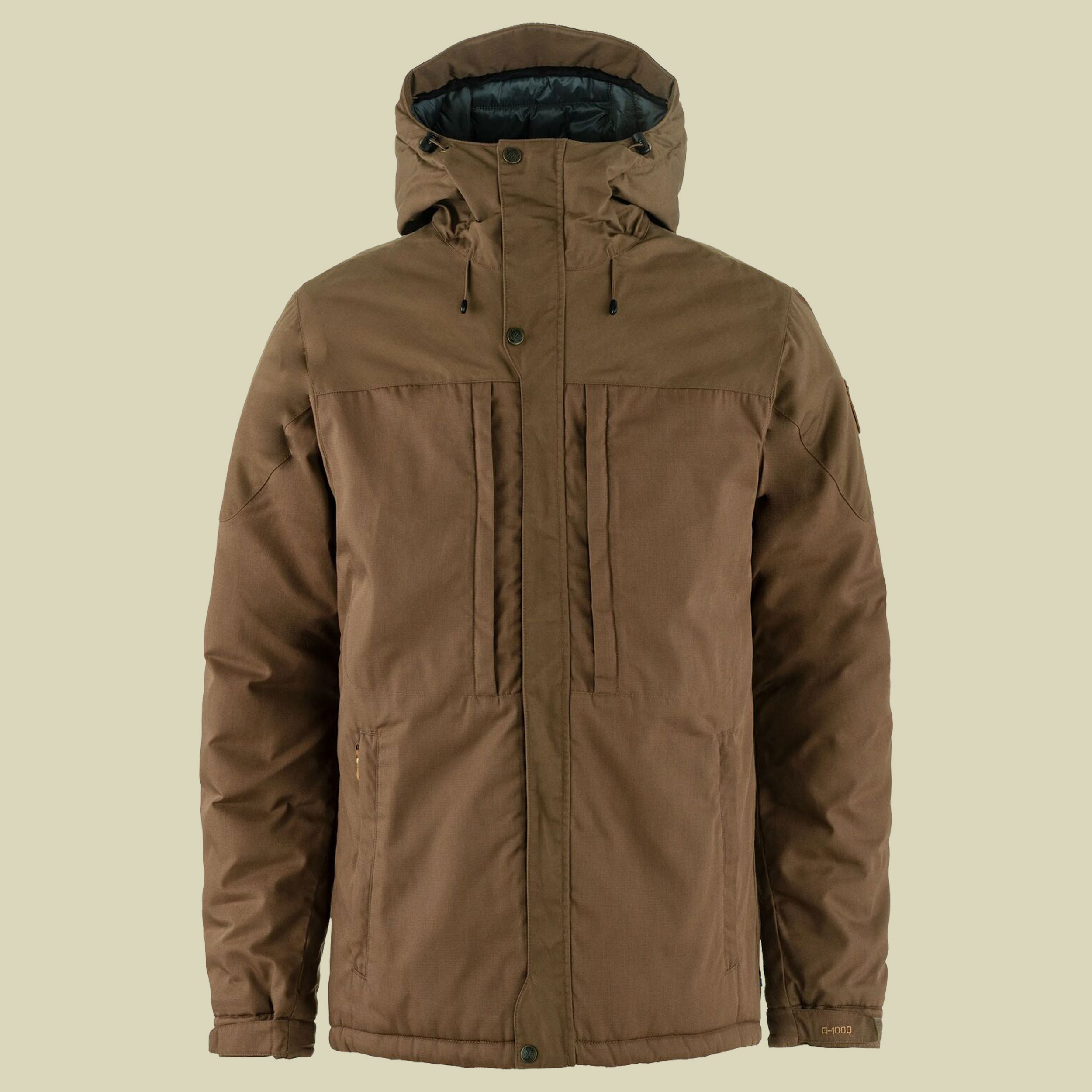 Skogsö Padded Jacket Men braun XXL - dark oak