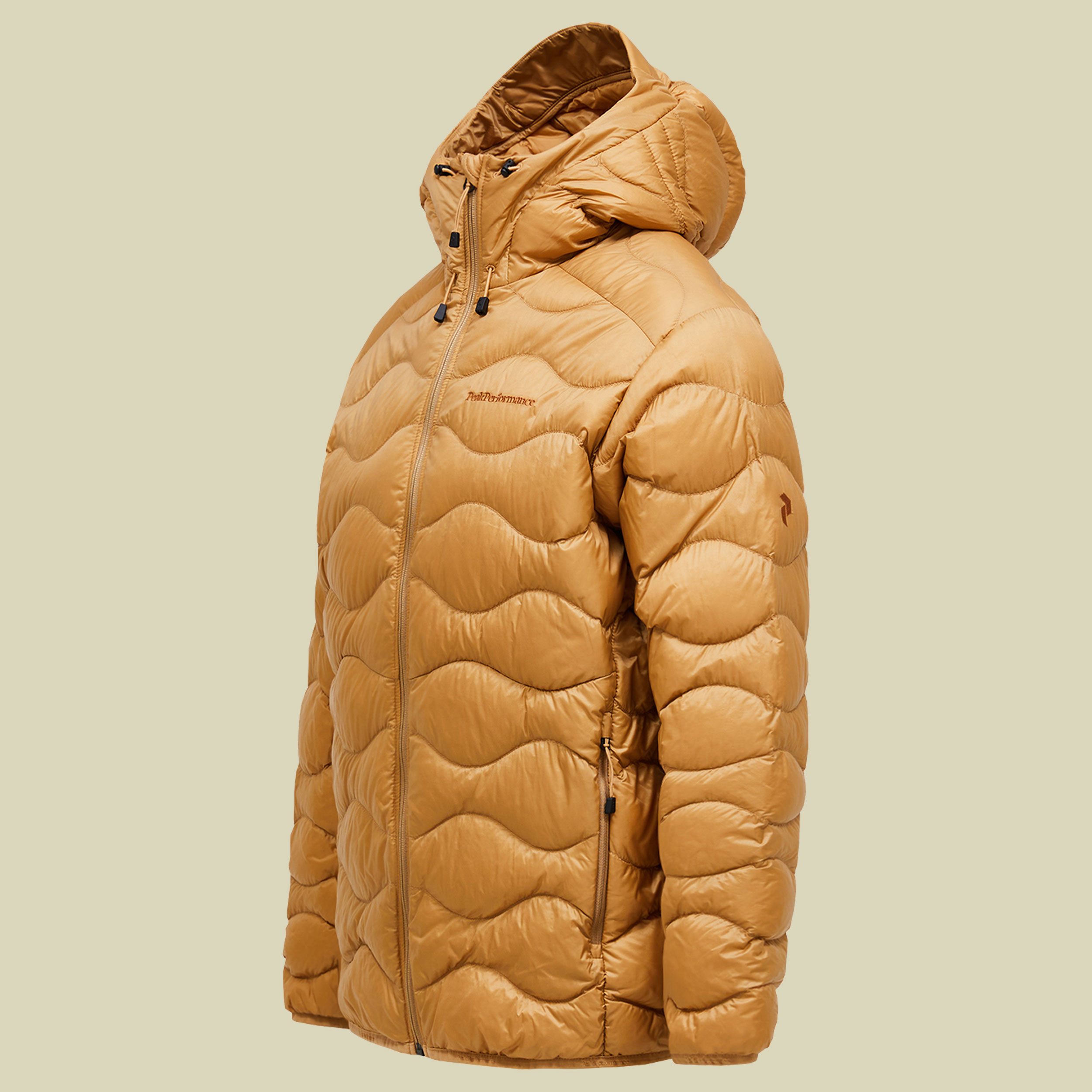 Helium Down Hood Jacket Men beige II XL - sierra sand