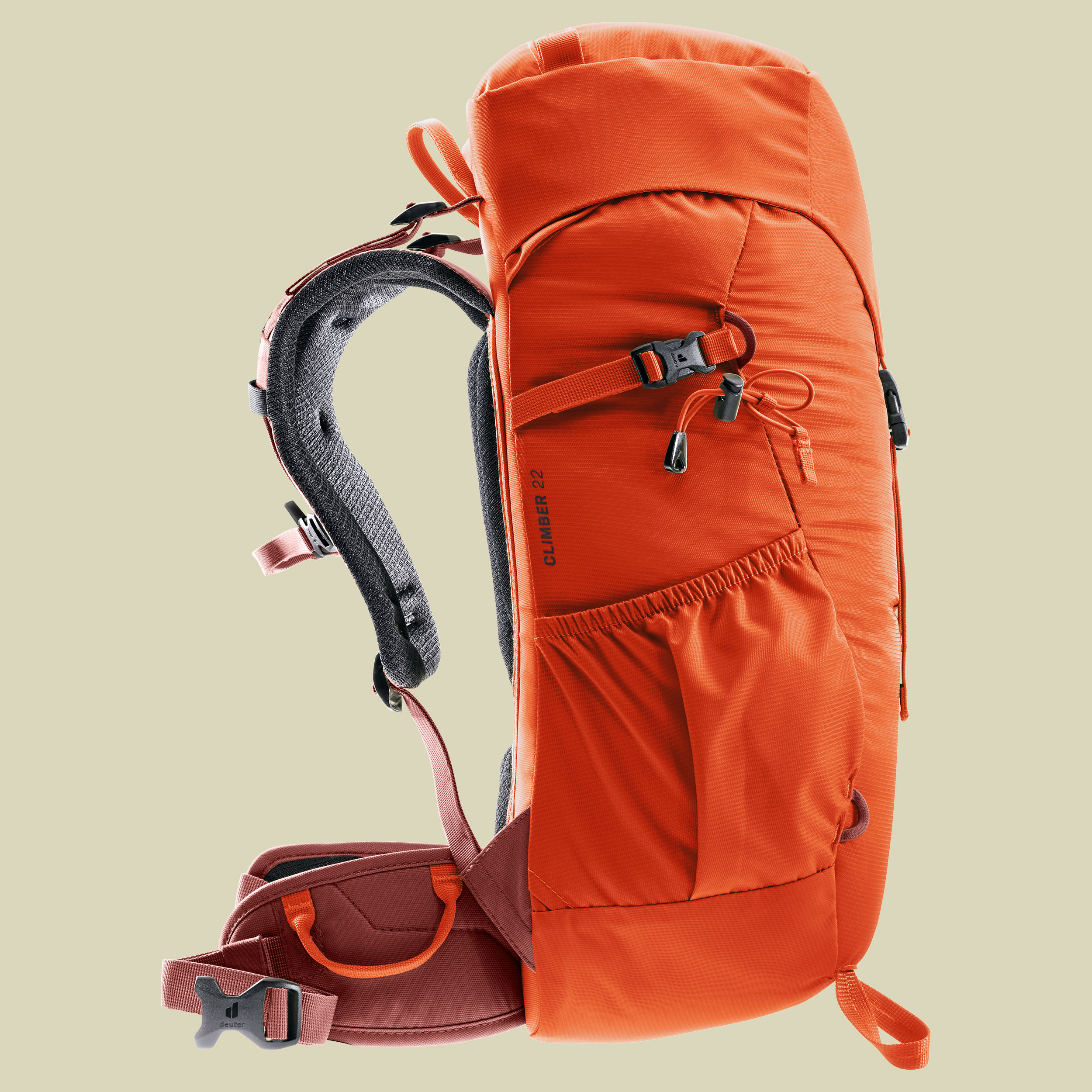 Climber 22 Kids orange 22 - farbe papaya-redwood