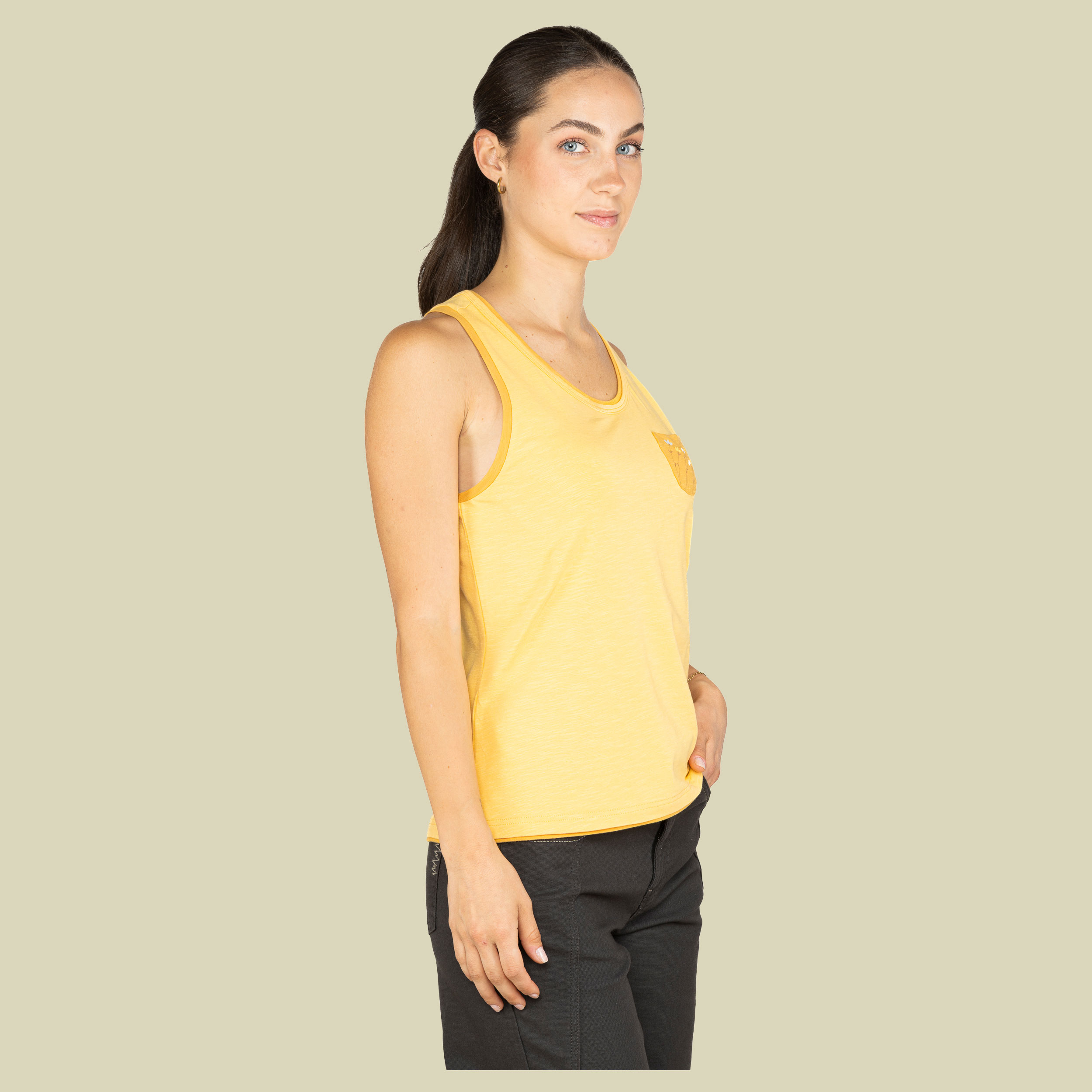 Karpathos Flower Pocket Women 40 gelb - Farbe yellow