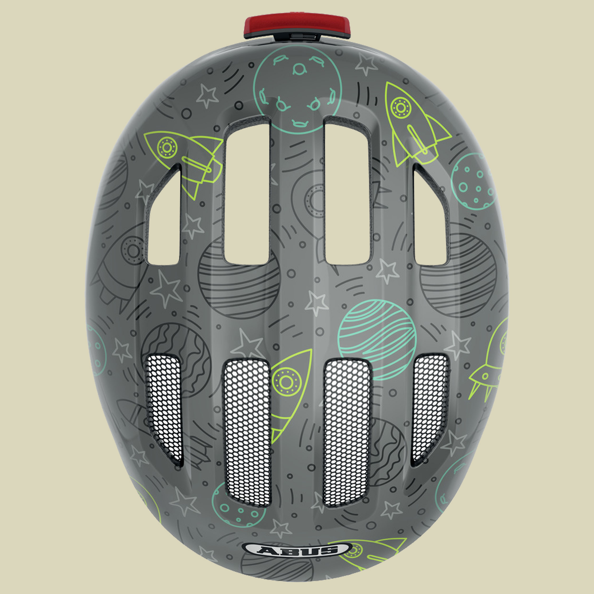 Smiley 3.0 LED Kopfumfang S 45-50 cm Farbe grey space