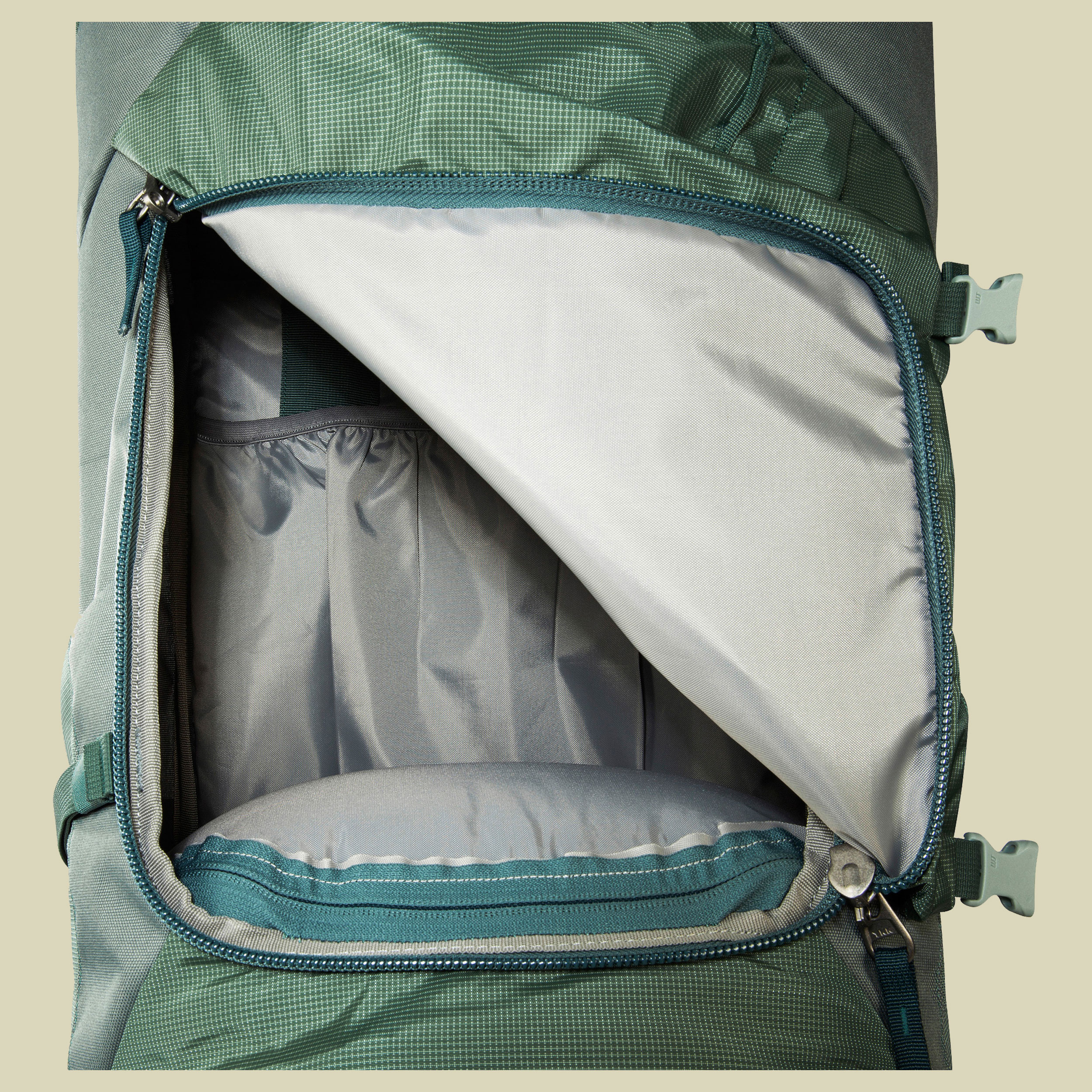 Yukon 50+10 grün 50 L + 10 L - Farbe sage green