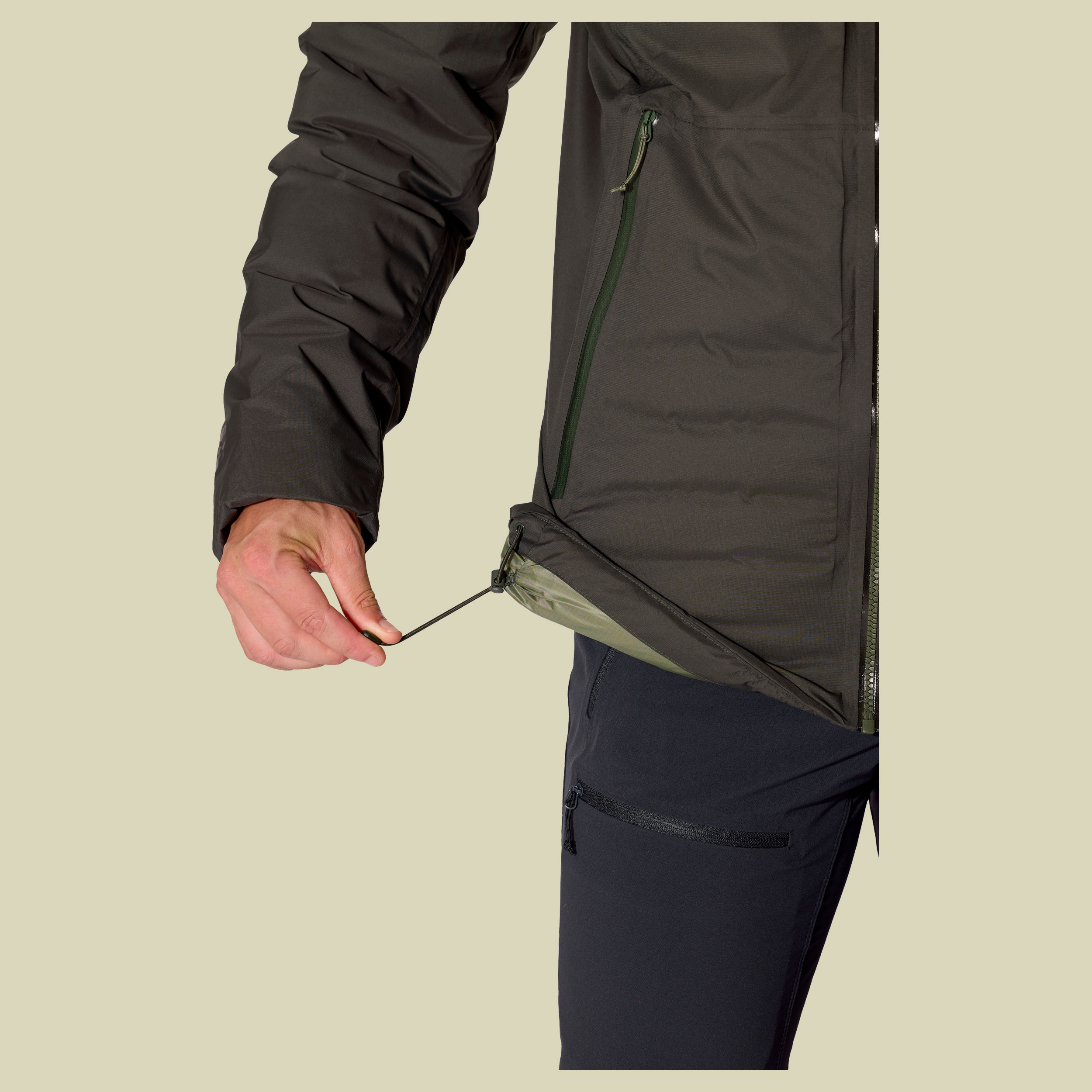 Microlight Shield Jacket Men XXL grau - dark army