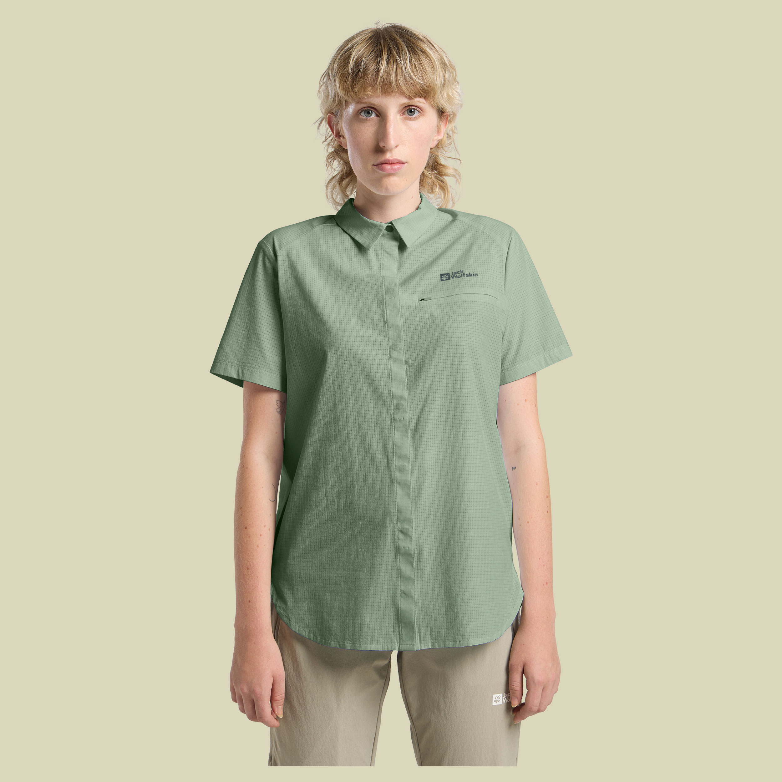 Vandra S/S Shirt Women M grün - eucalyptus