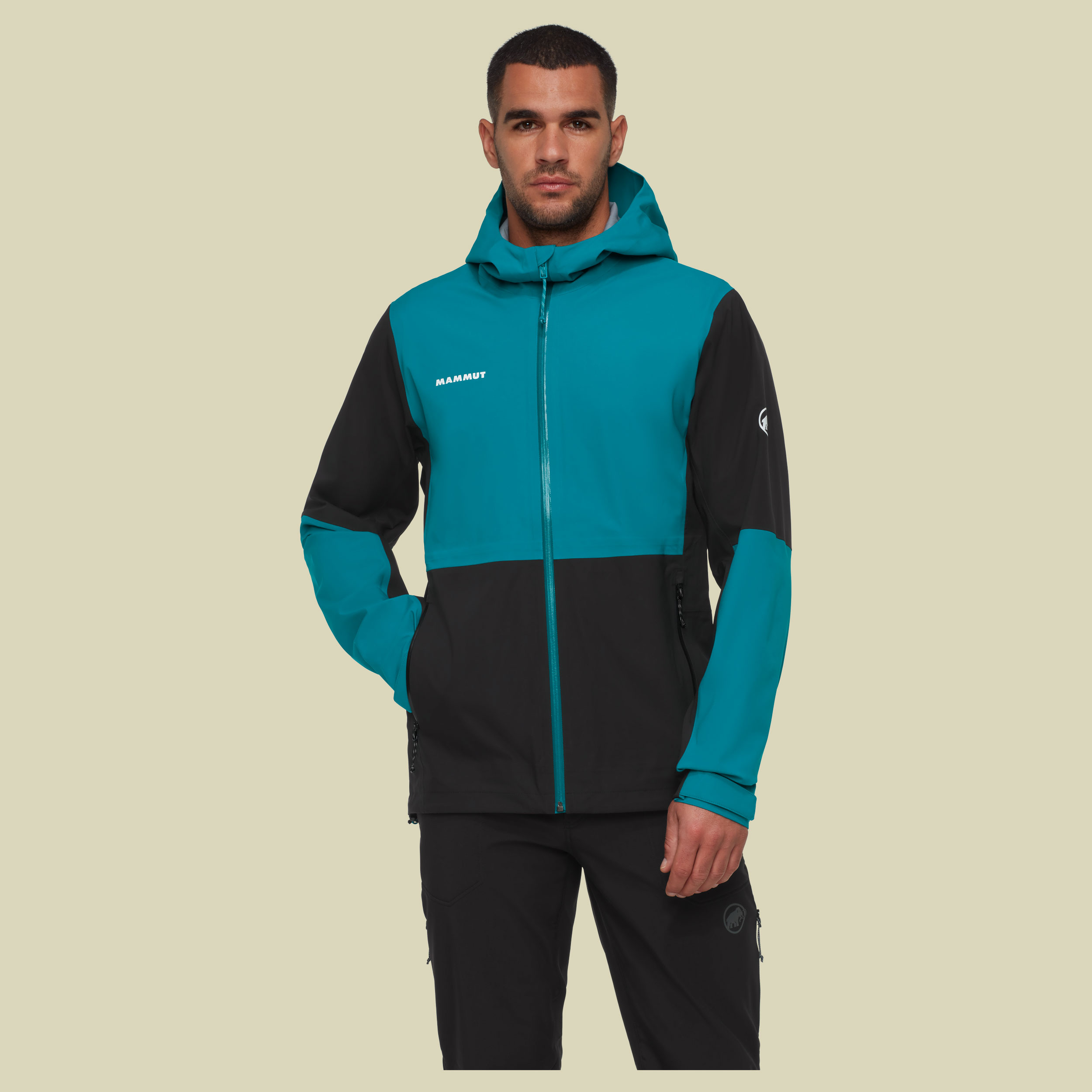 Linard Guide HS Hooded Jacket Men XXXL türkis - black-deep teal