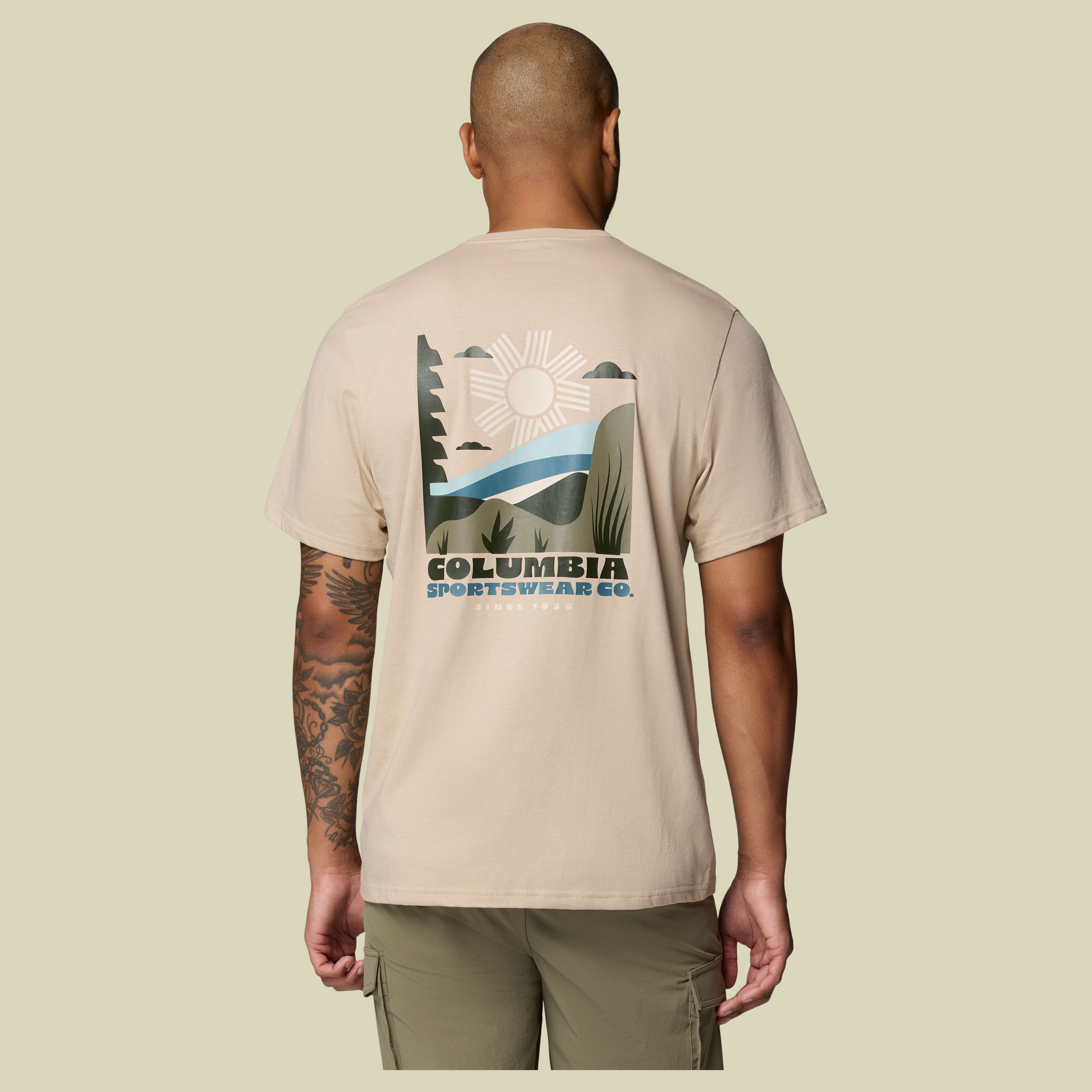CSC Outdoor Back Graphic T-Shirt Men