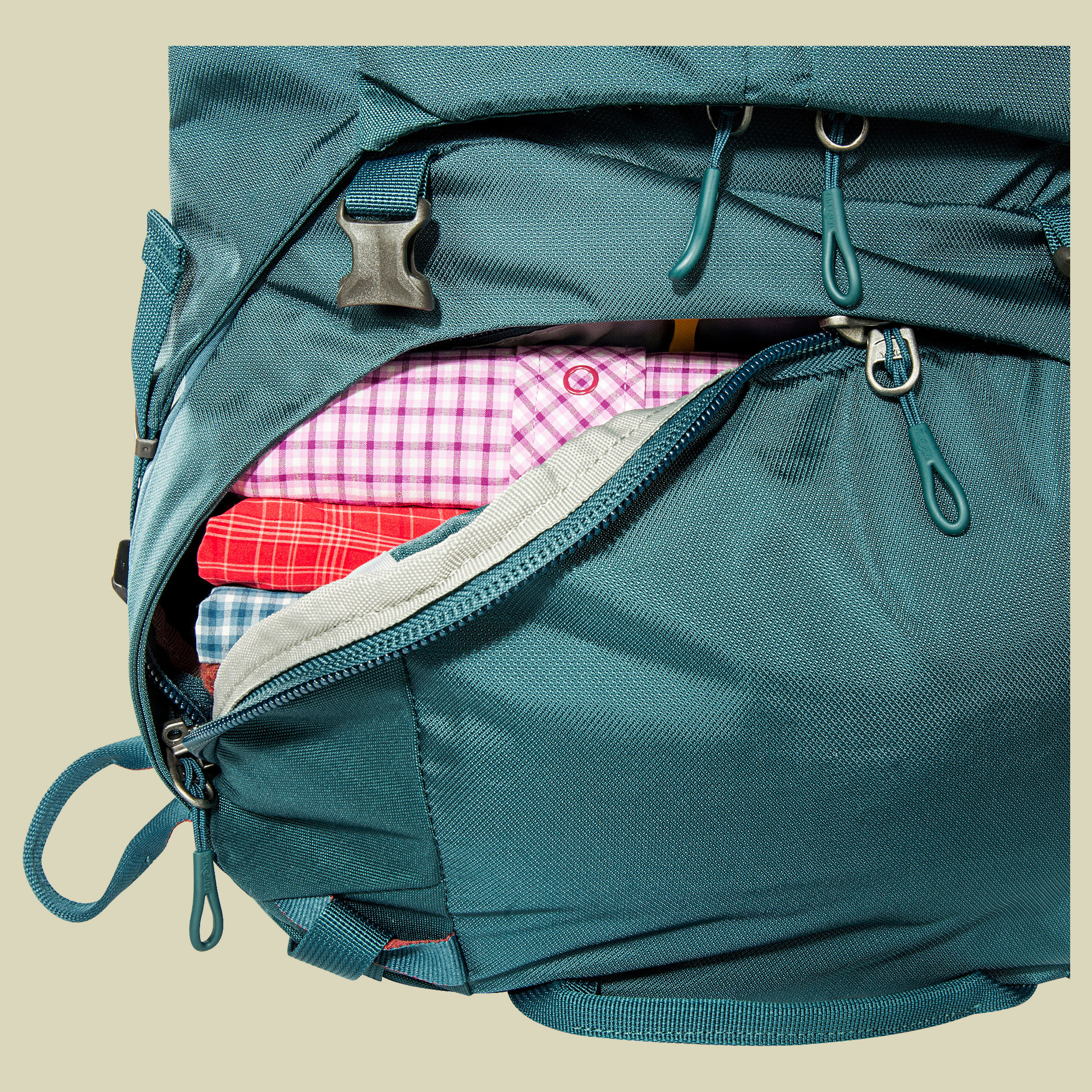 Yukon X1 75+10 grün 75 L + 10 L - Farbe teal green