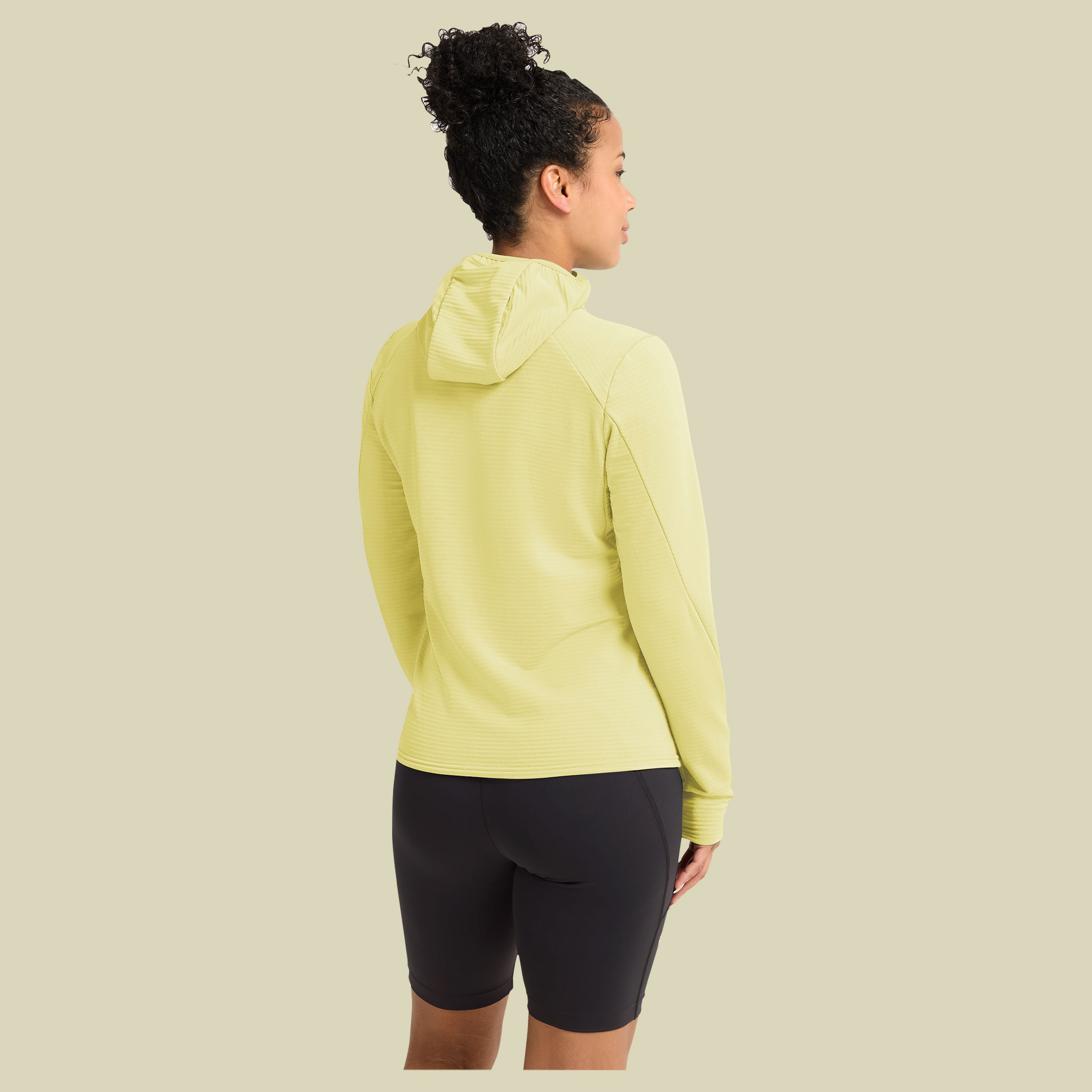 Litestride Hooded FZ Jacket Women XL beige - daisy