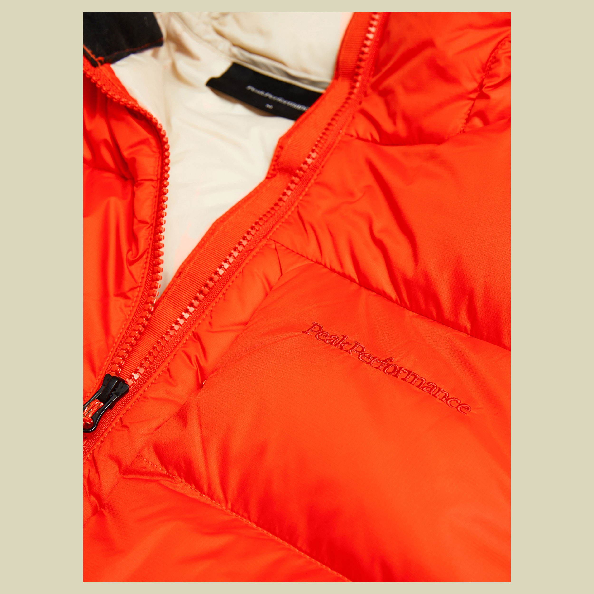 Frost Down Puffer Jacket Men XL orange- solar burst