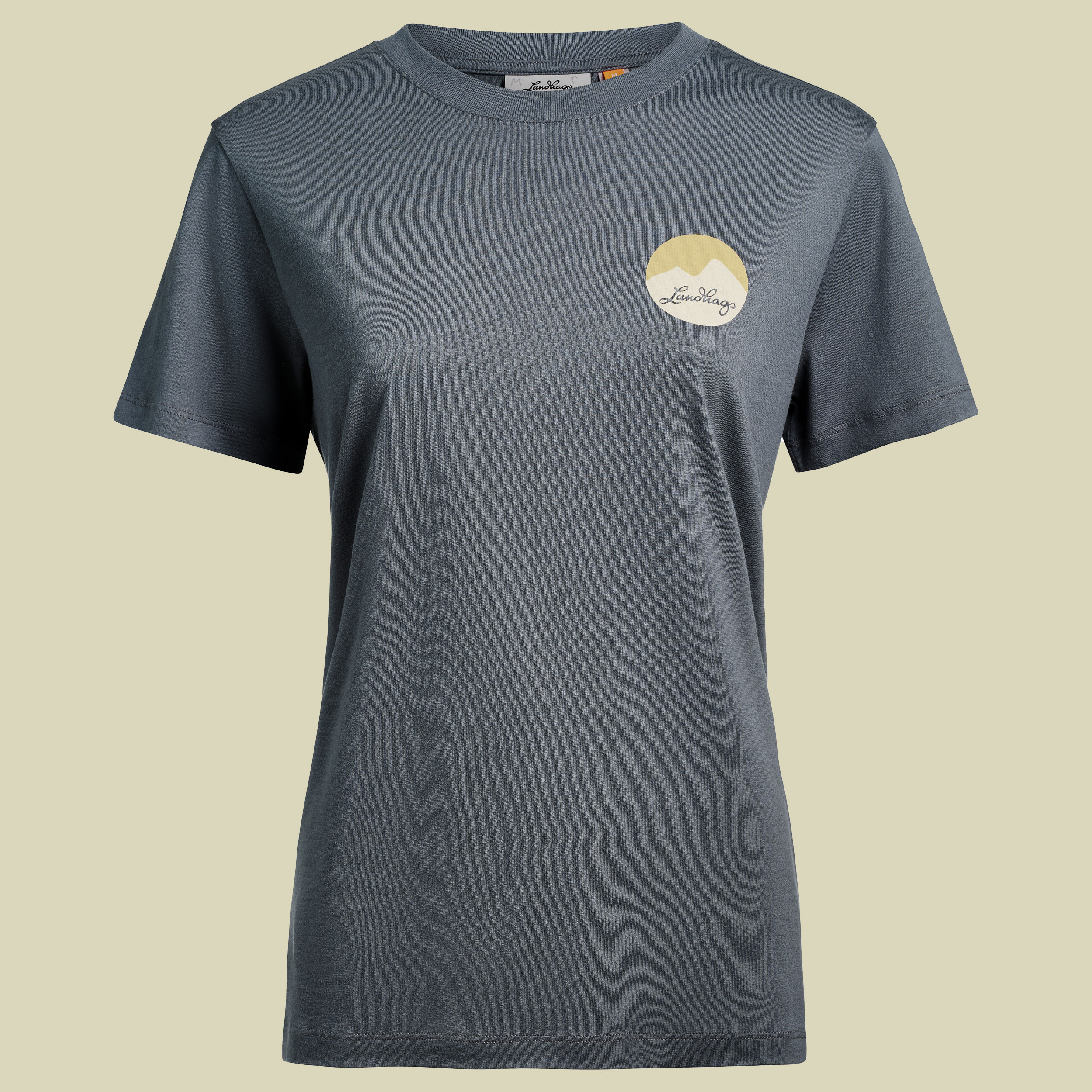 Järpen Printed T-Shirt Women L blau - dk sky blue