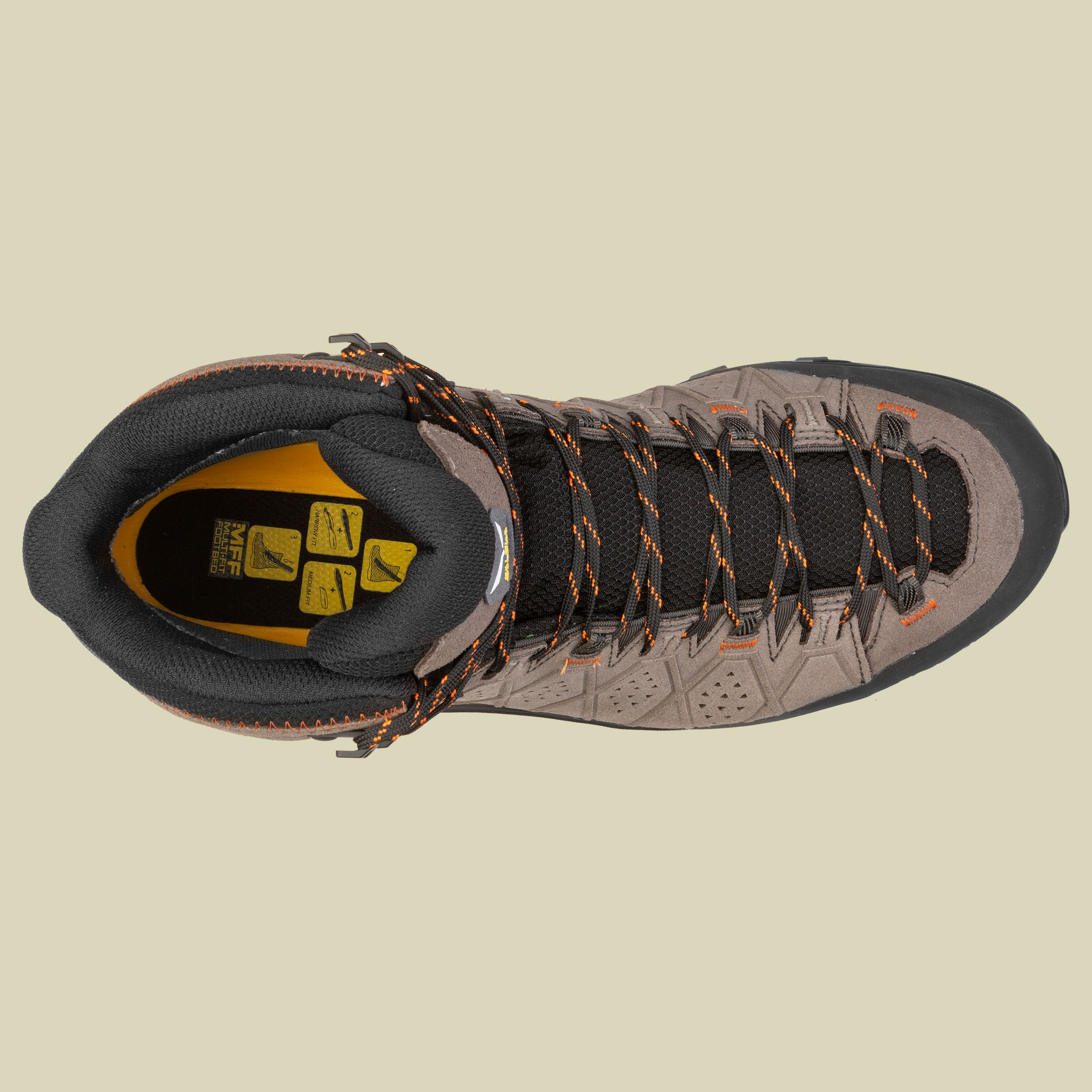 MS Alp Trainer 2 MID GTX Men wallnut/fluo orange UK 7