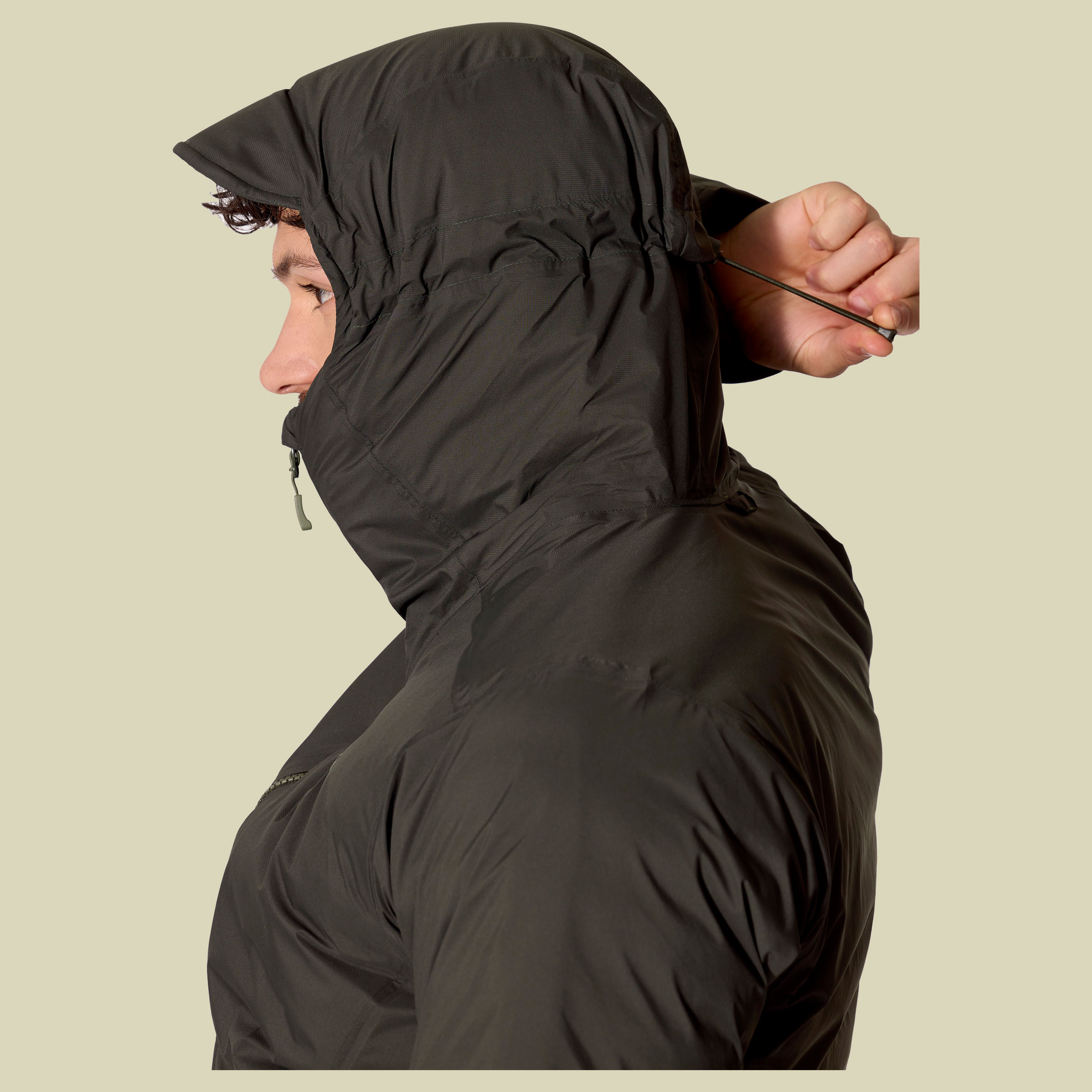 Microlight Shield Jacket Men XXL grau - dark army