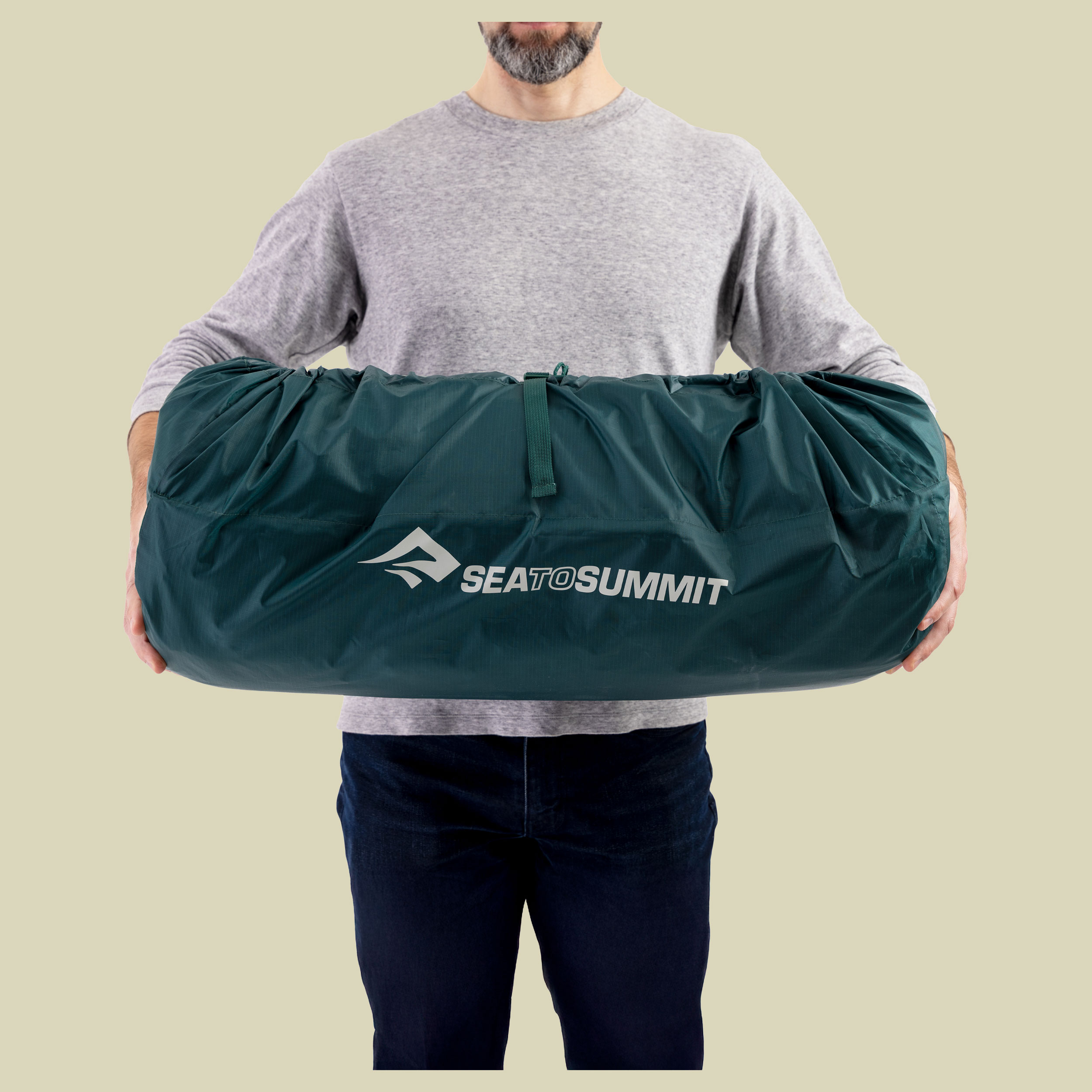 Comfort Deluxe Self Inflating Mat Double grün - Farbe rain forest