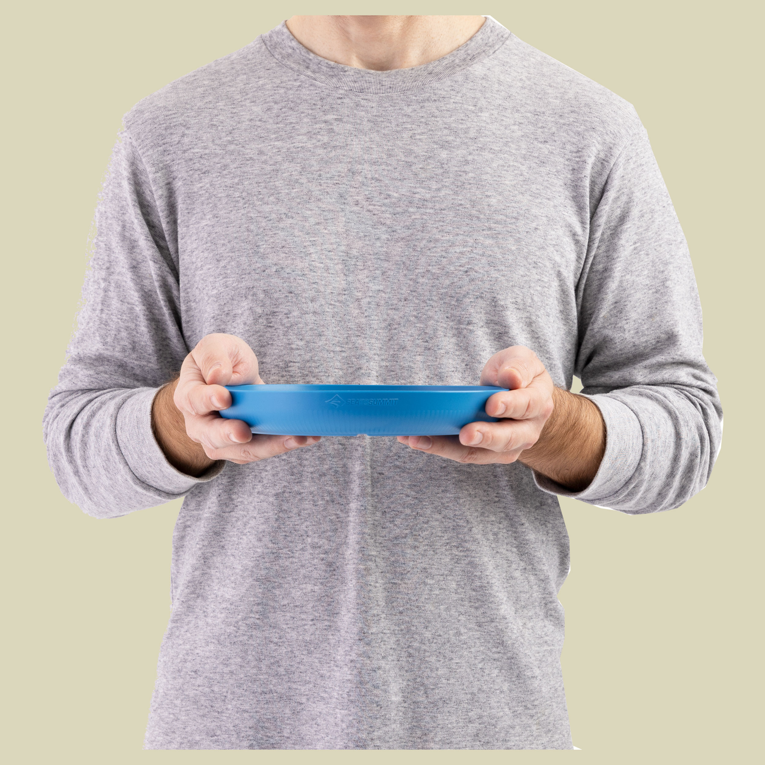 Camp Plate blau L 1020 ml - Farbe cendre blue
