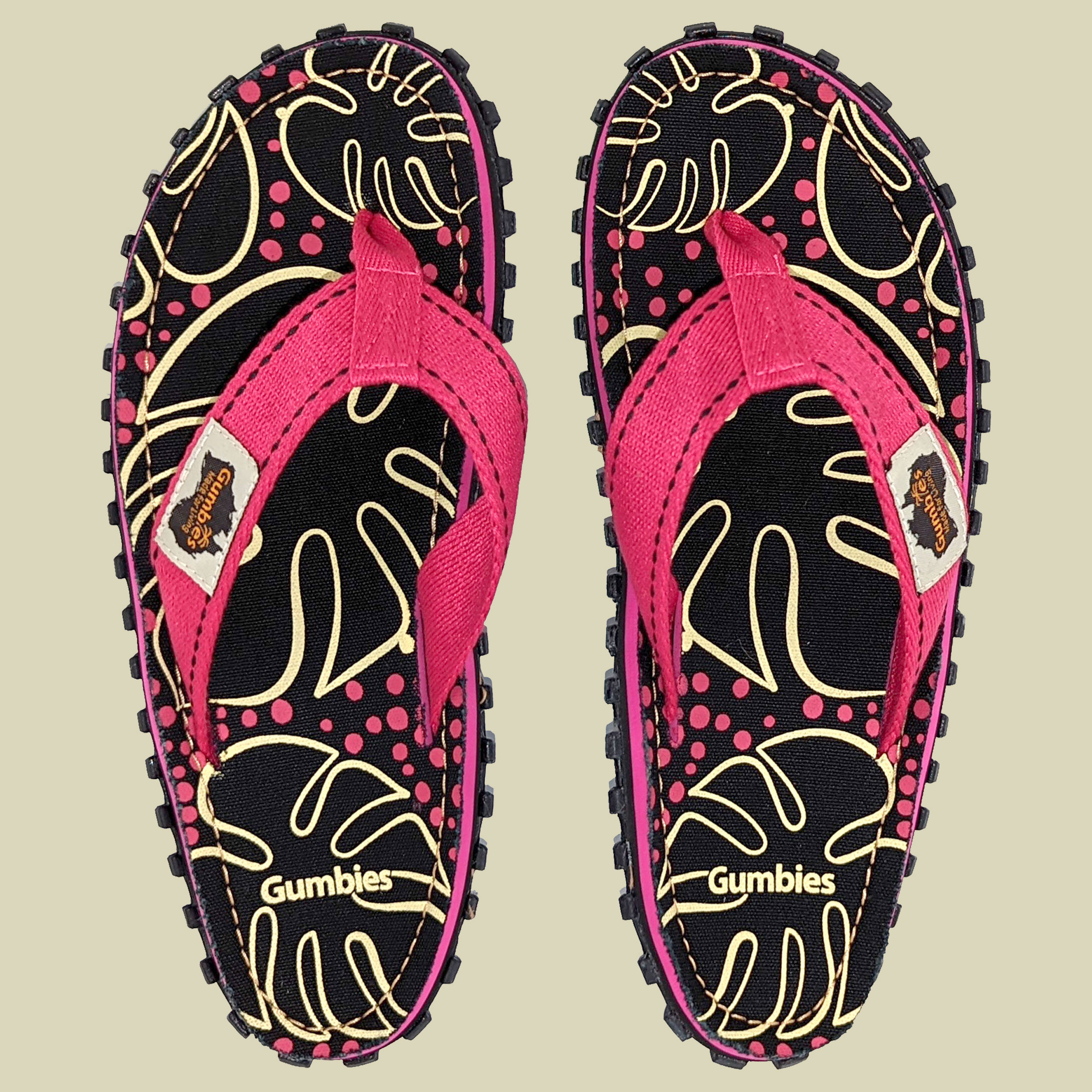 Original Islander Women schwarz-pink UK 4 - Farbe tropical black