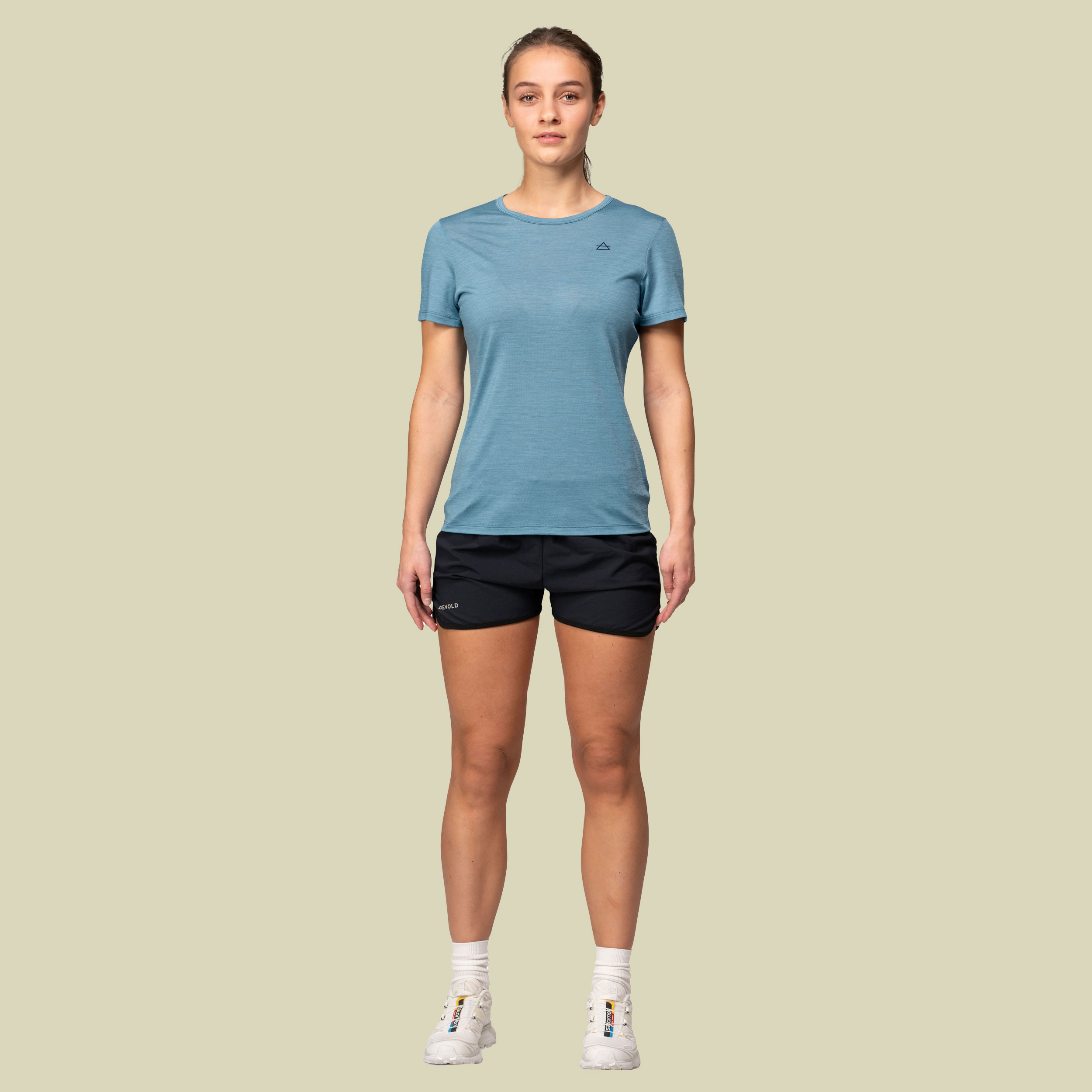 Active Tee Woman XS blau - skyblue