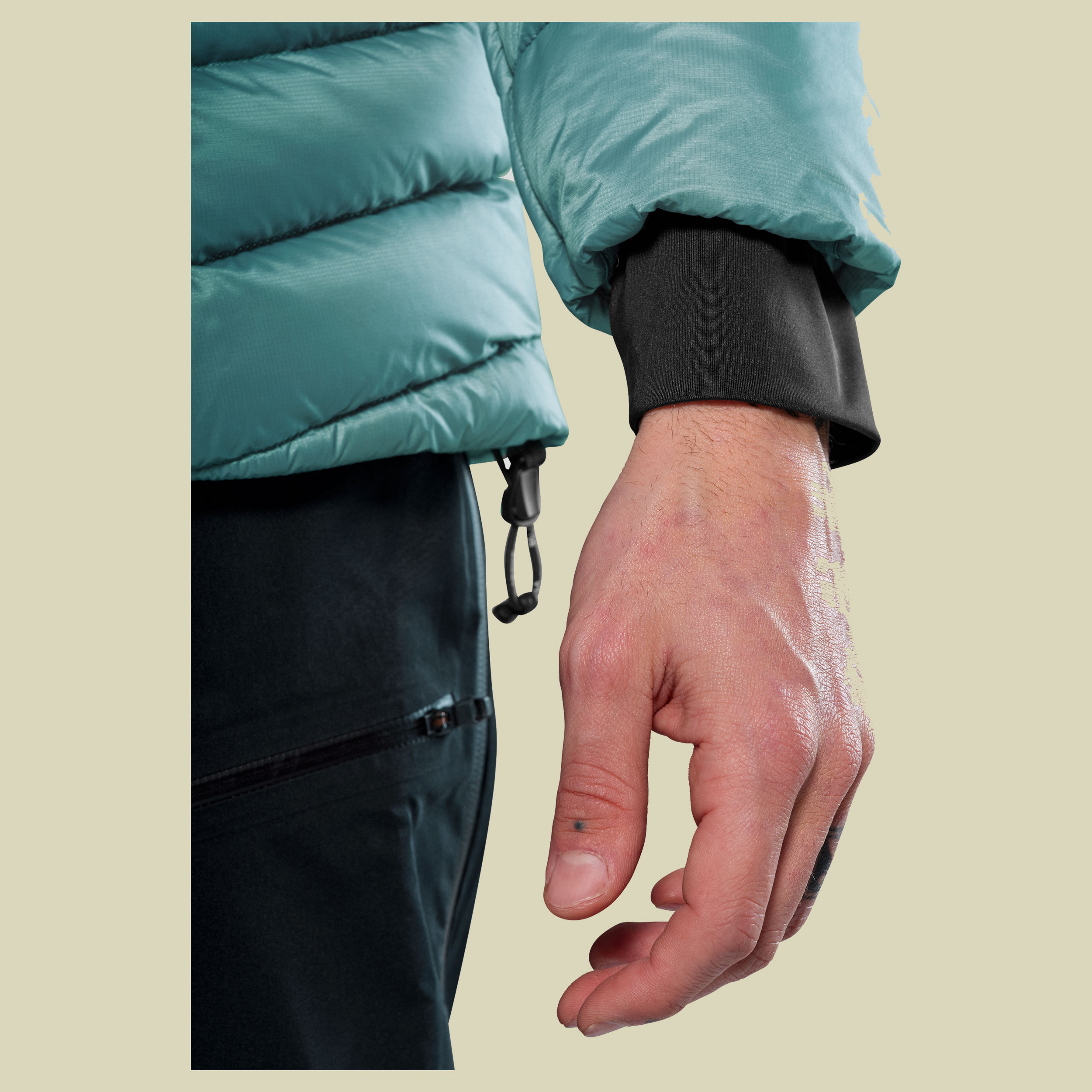 Ortles Med 3 RDS Down Jacket Men grau XL (52) - willow