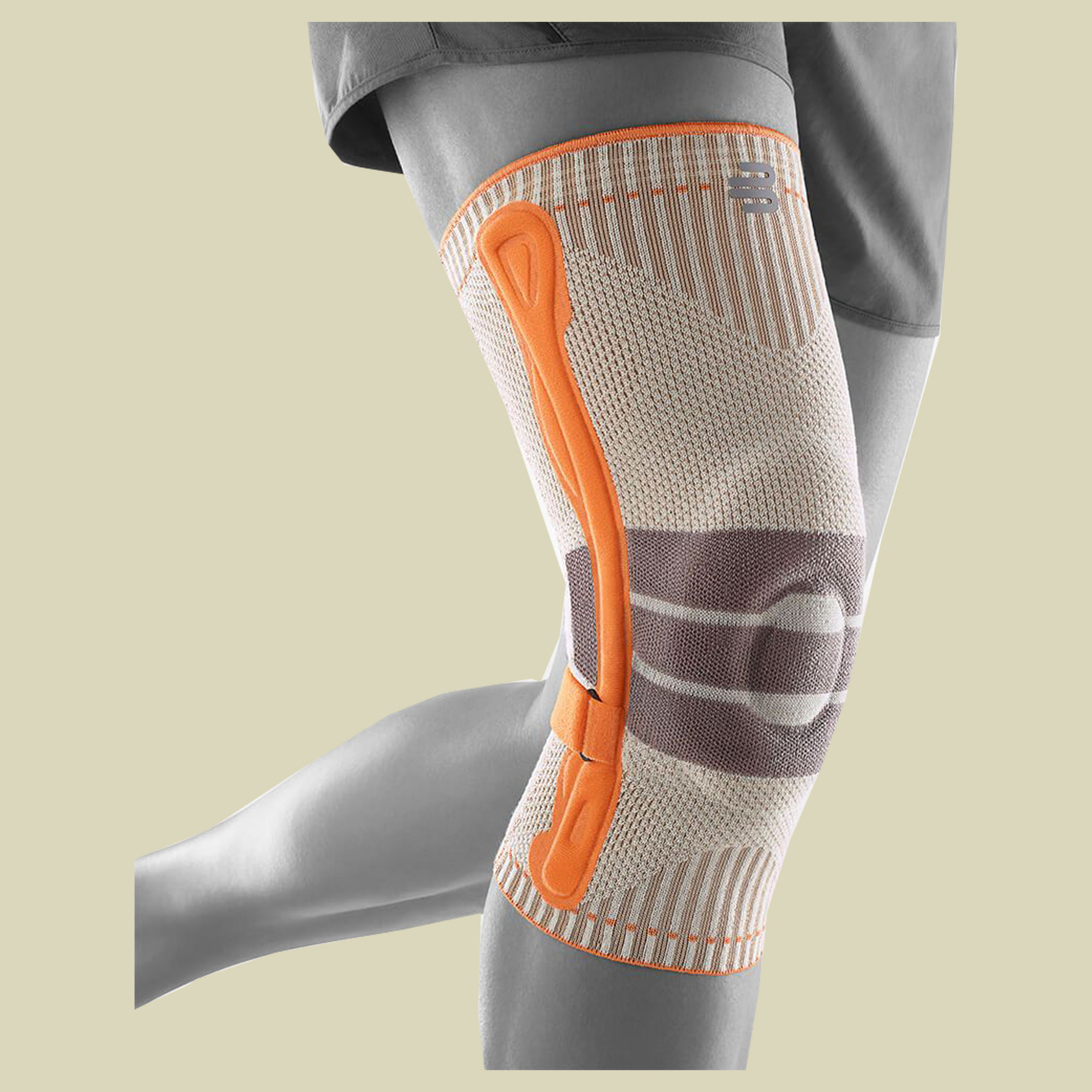 Outdoor Knee Support XL mehrfarbig - sandstone-orange
