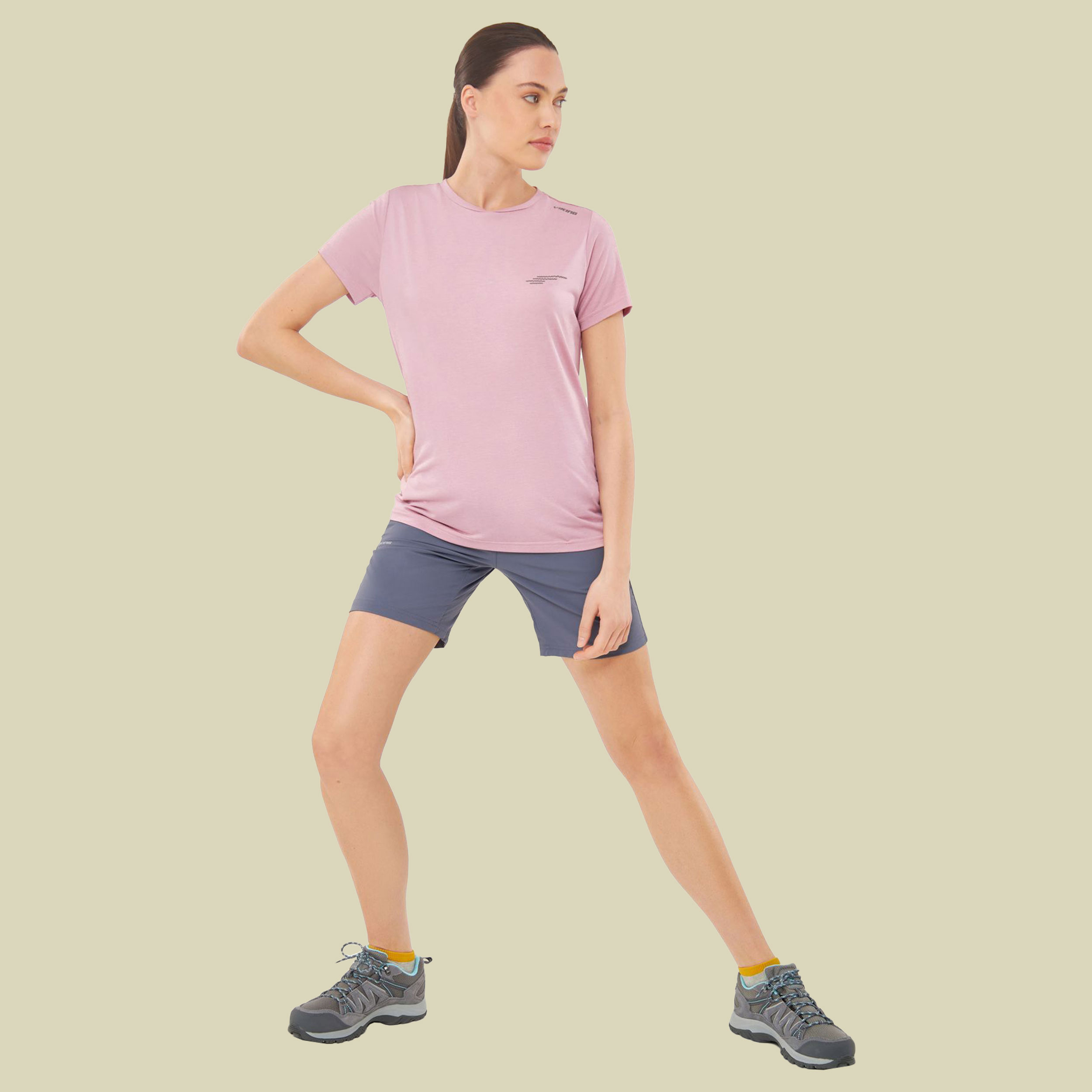 T-Shirt Morain Woman L pink - Farbe light pink