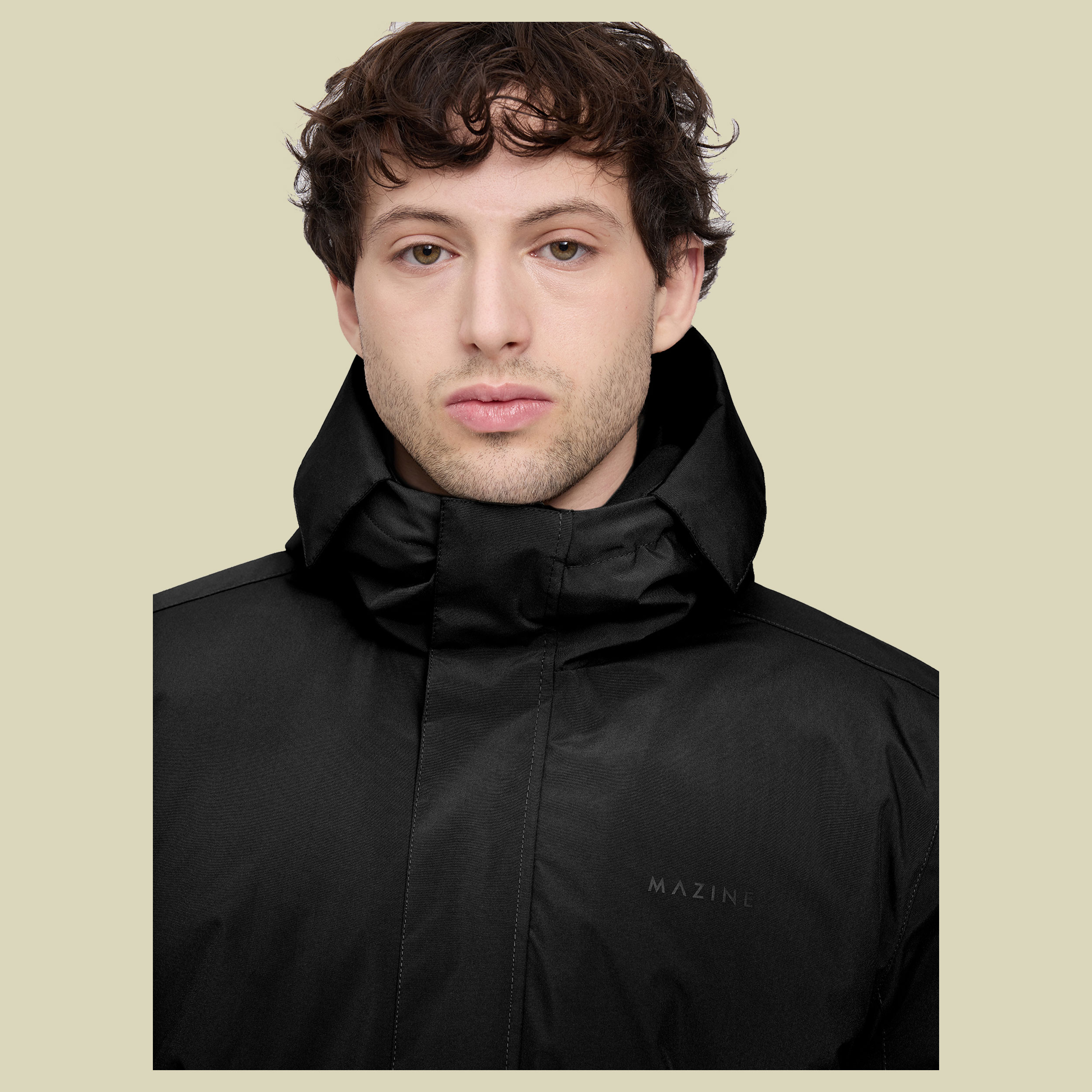 Padded Parka Men XL schwarz - black