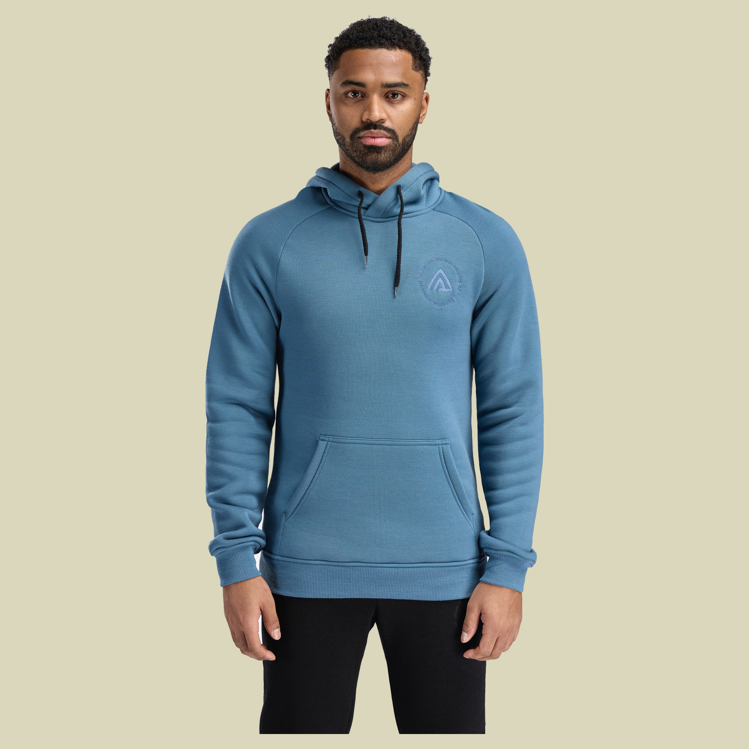 FleeceWool Hoodie Men XXL blue fussion