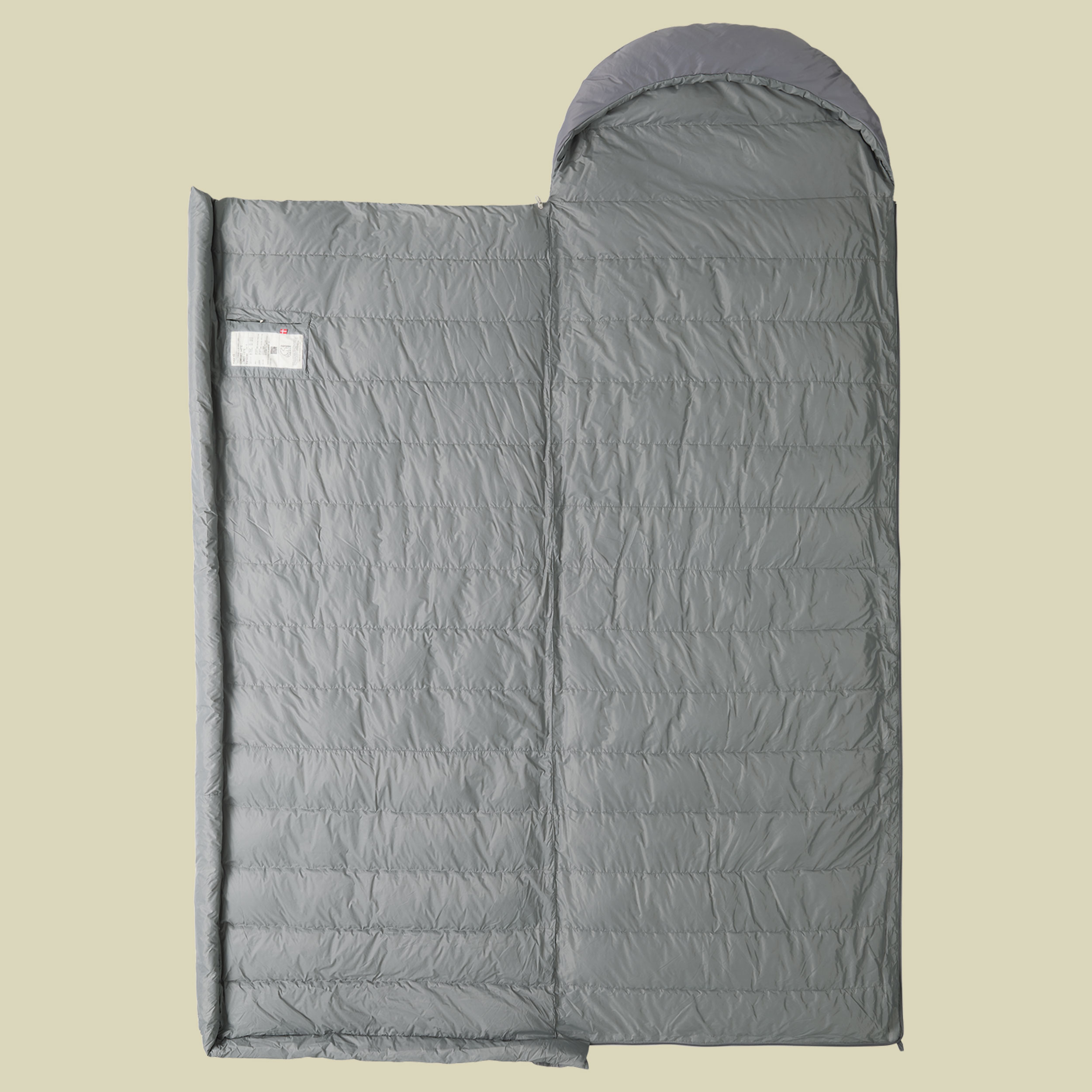 Freja ± 0° Blanket Sleeping Bag 175 cm (M)  links - silver filigree grey