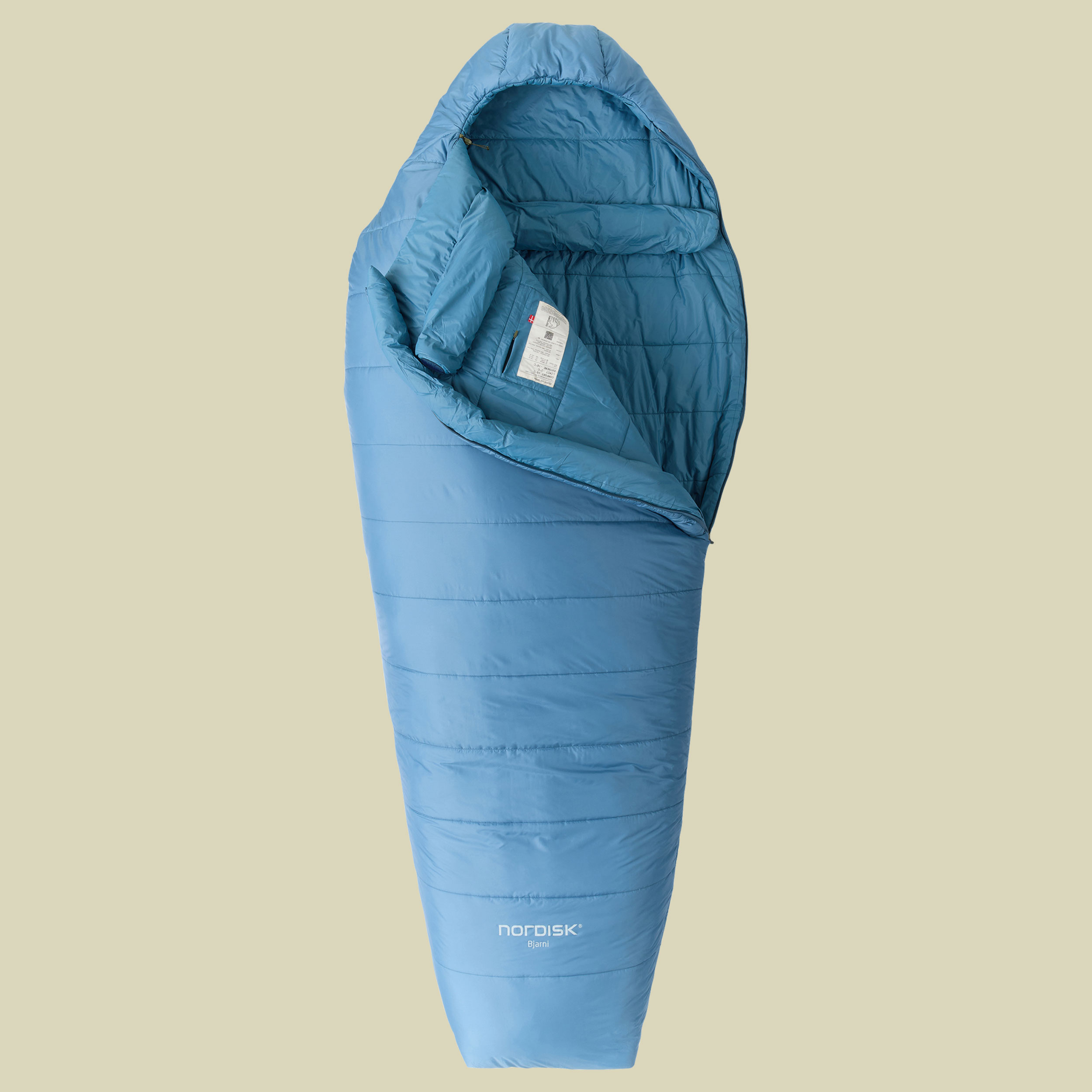 Bjarni 0 Grad Wide Mummy Sleeping Bag 205 cm links - aegan blue XL