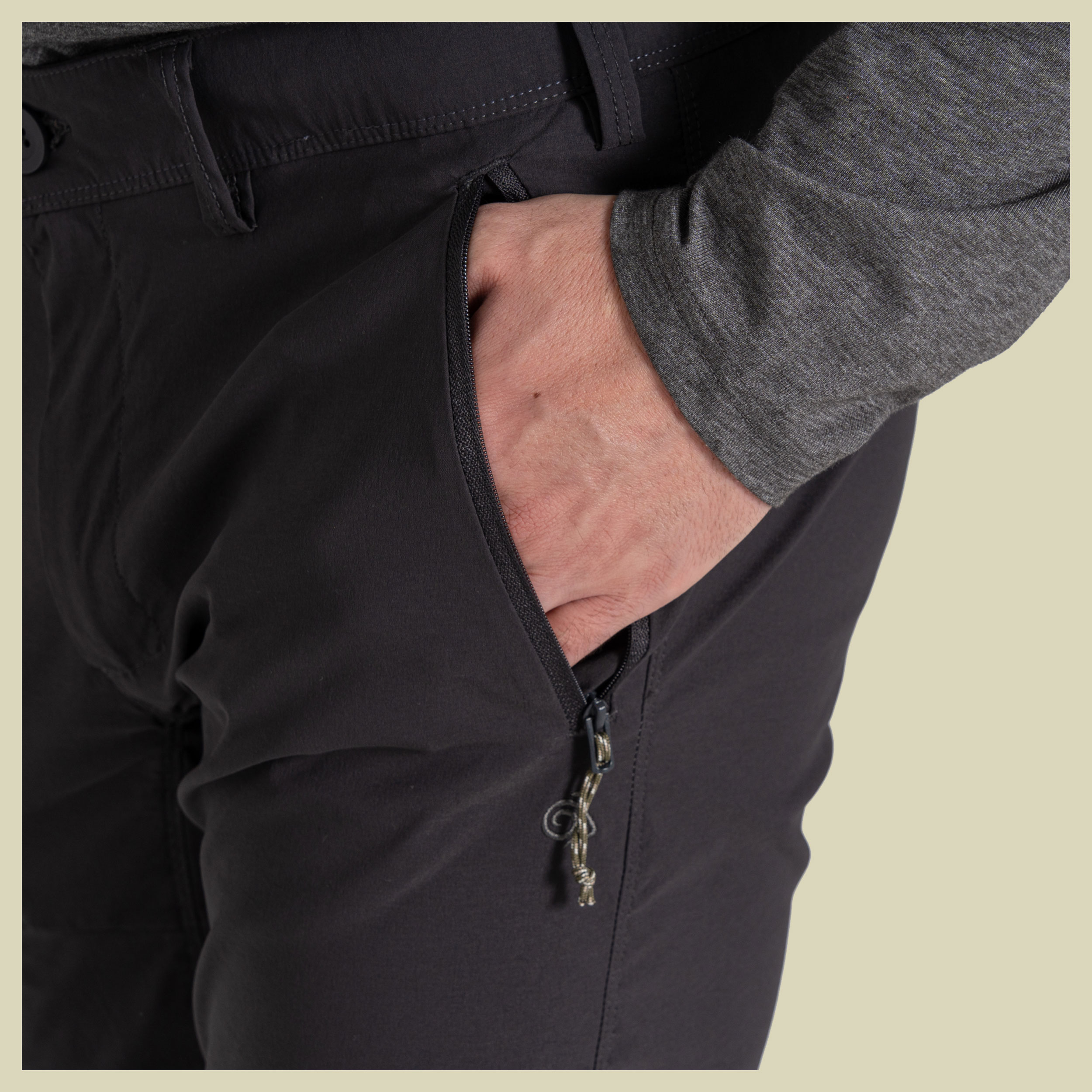 NosiLife Pro Trousers III Men 50 schwarz - black pepper (34'' )