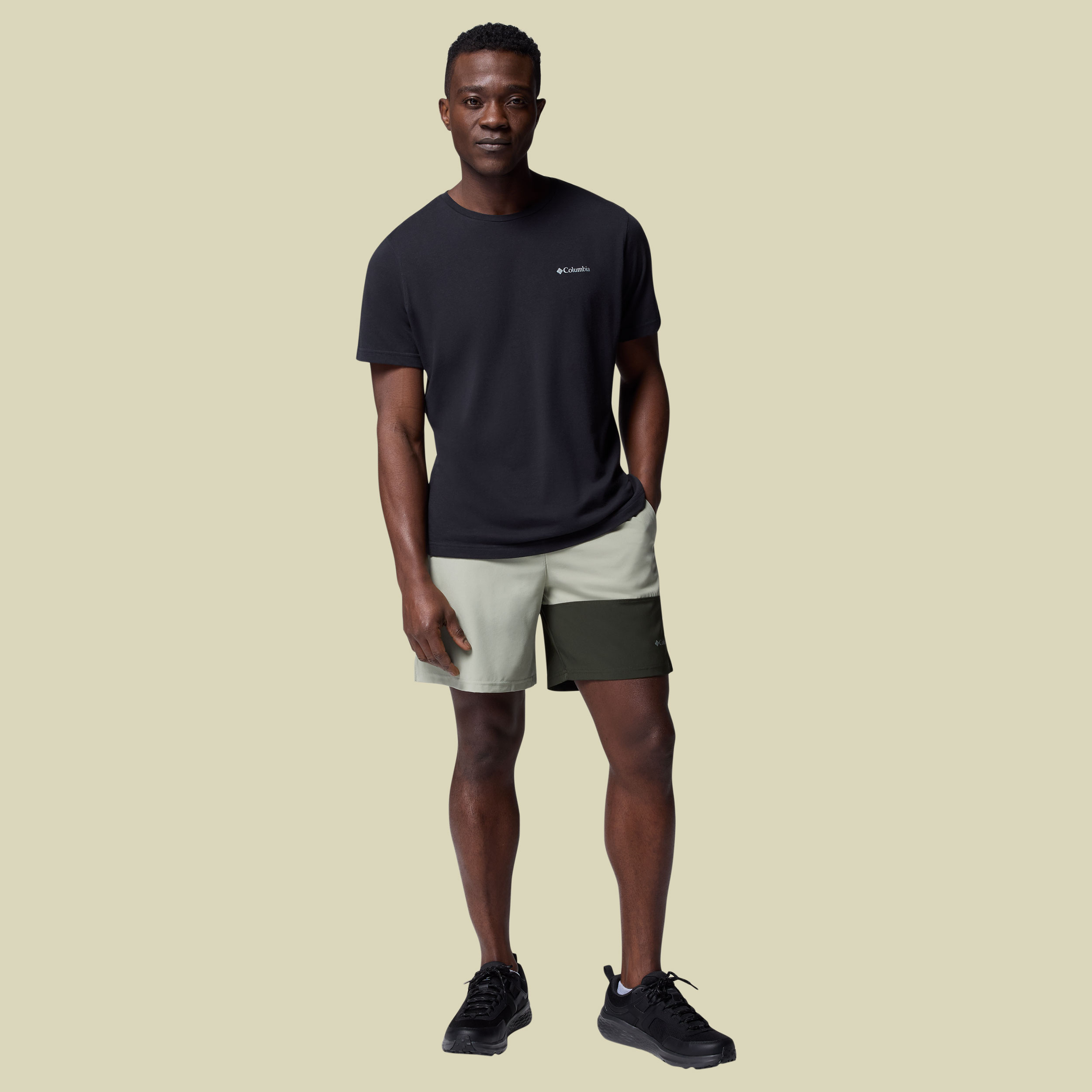 Columbia Hike Color Bloc Men mehrfarbig XL - safari/greenscape