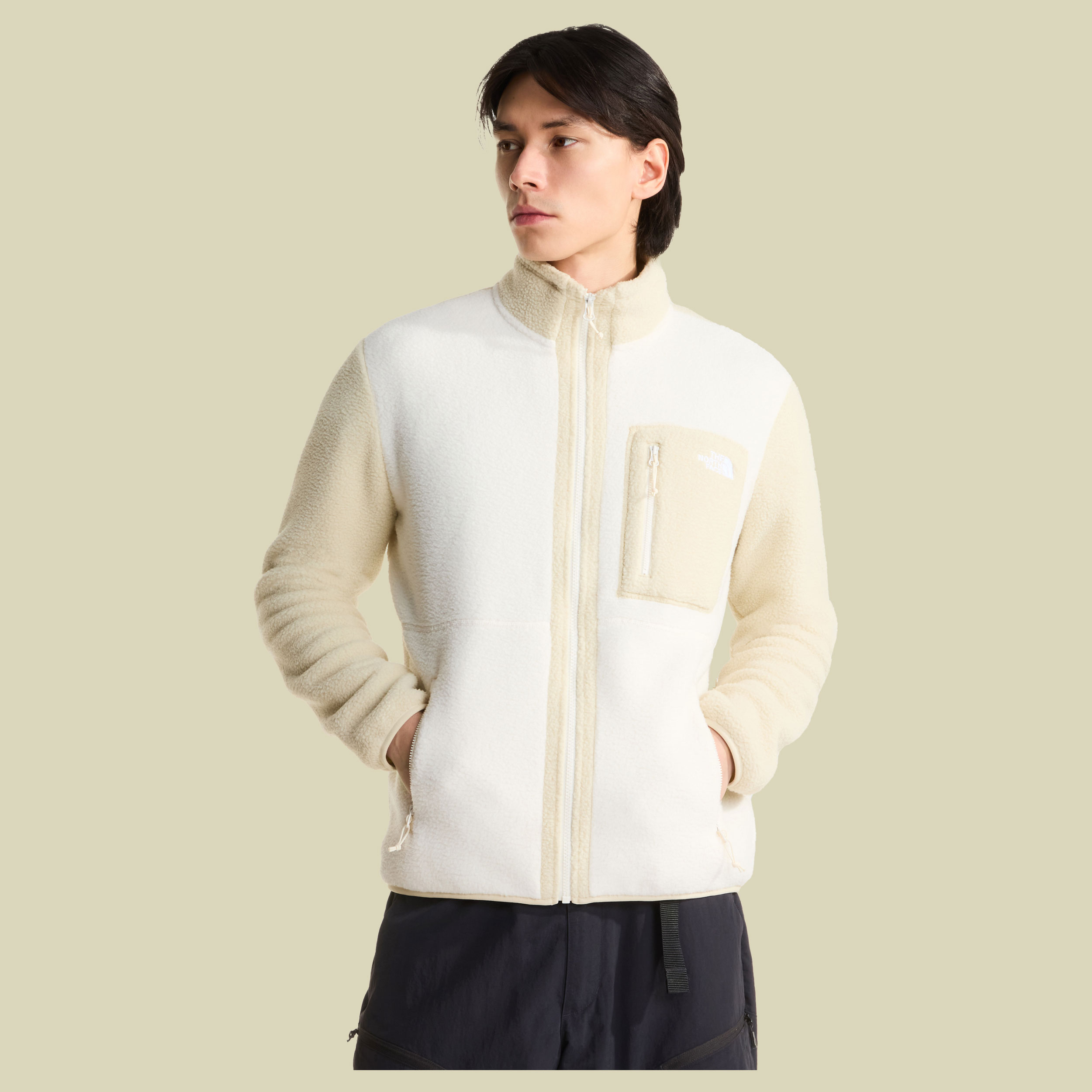 Yumiori Full Zip Men XL beige - white dune/desert stone